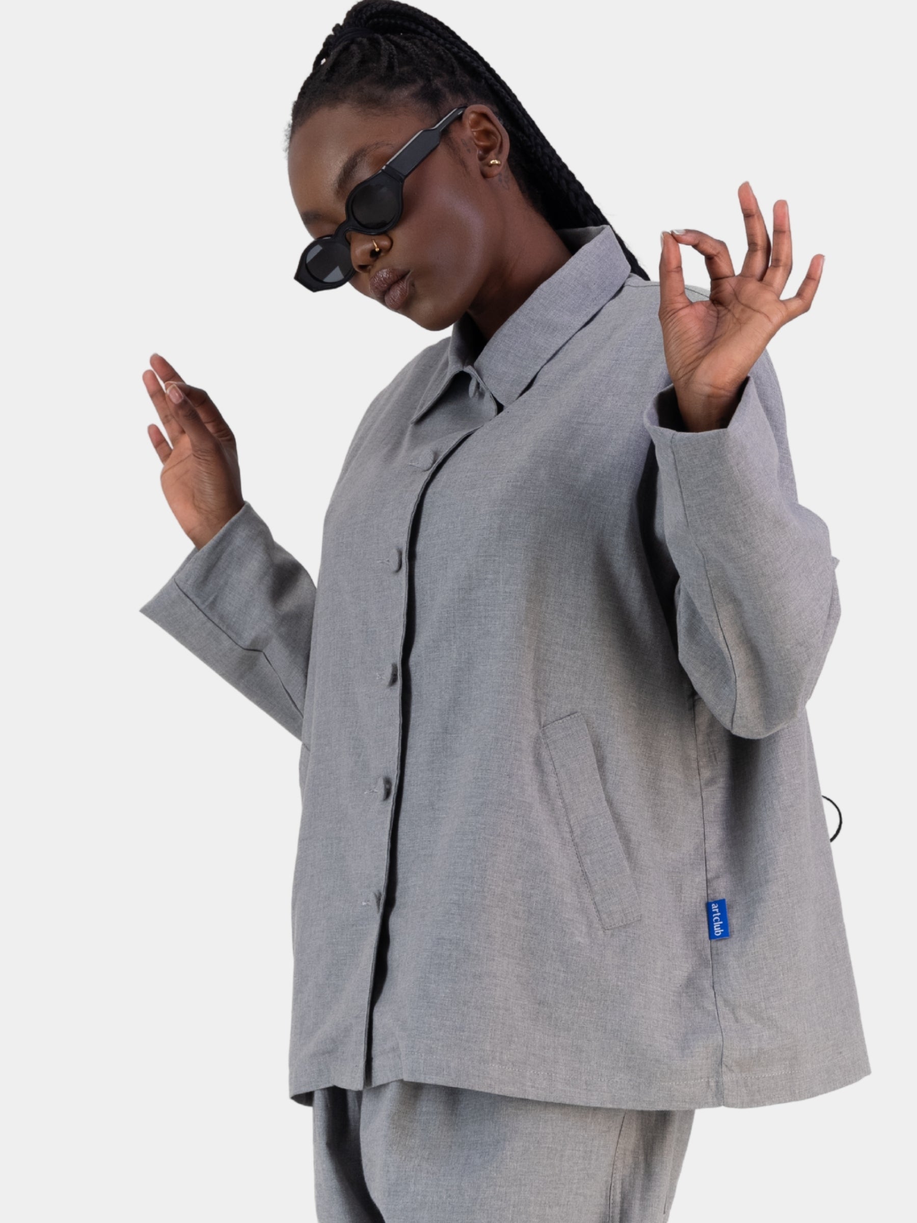Awkward Suit Jacket - Grey