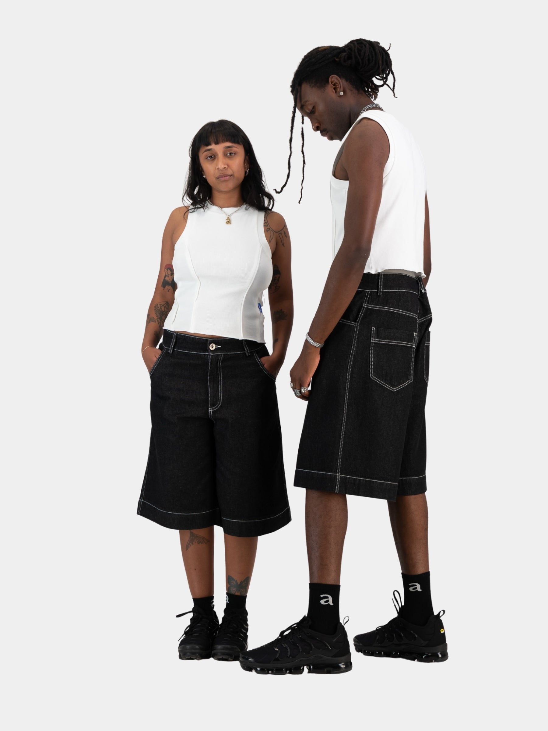 Unisex Denim Jorts