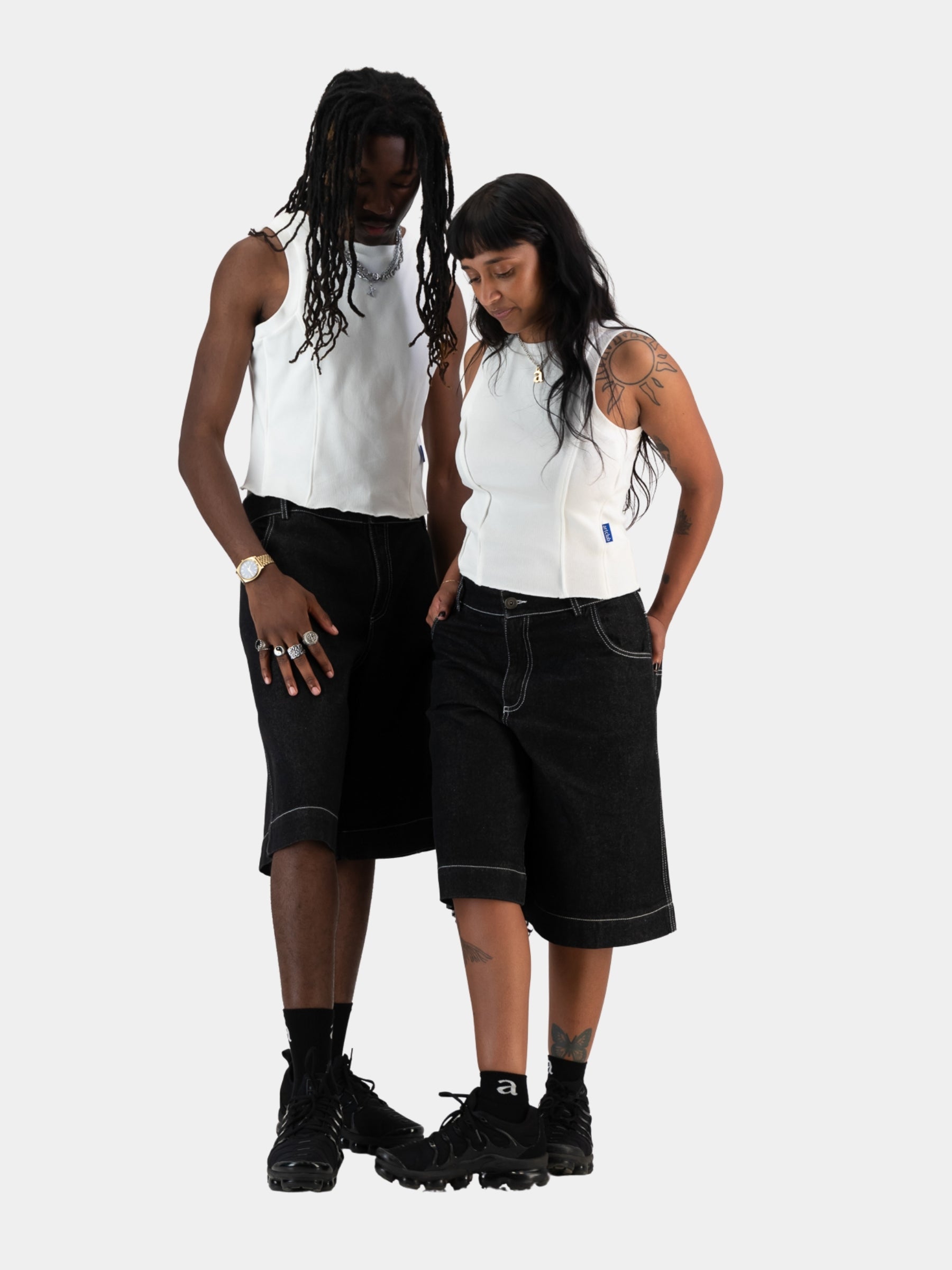 Unisex Denim Jorts