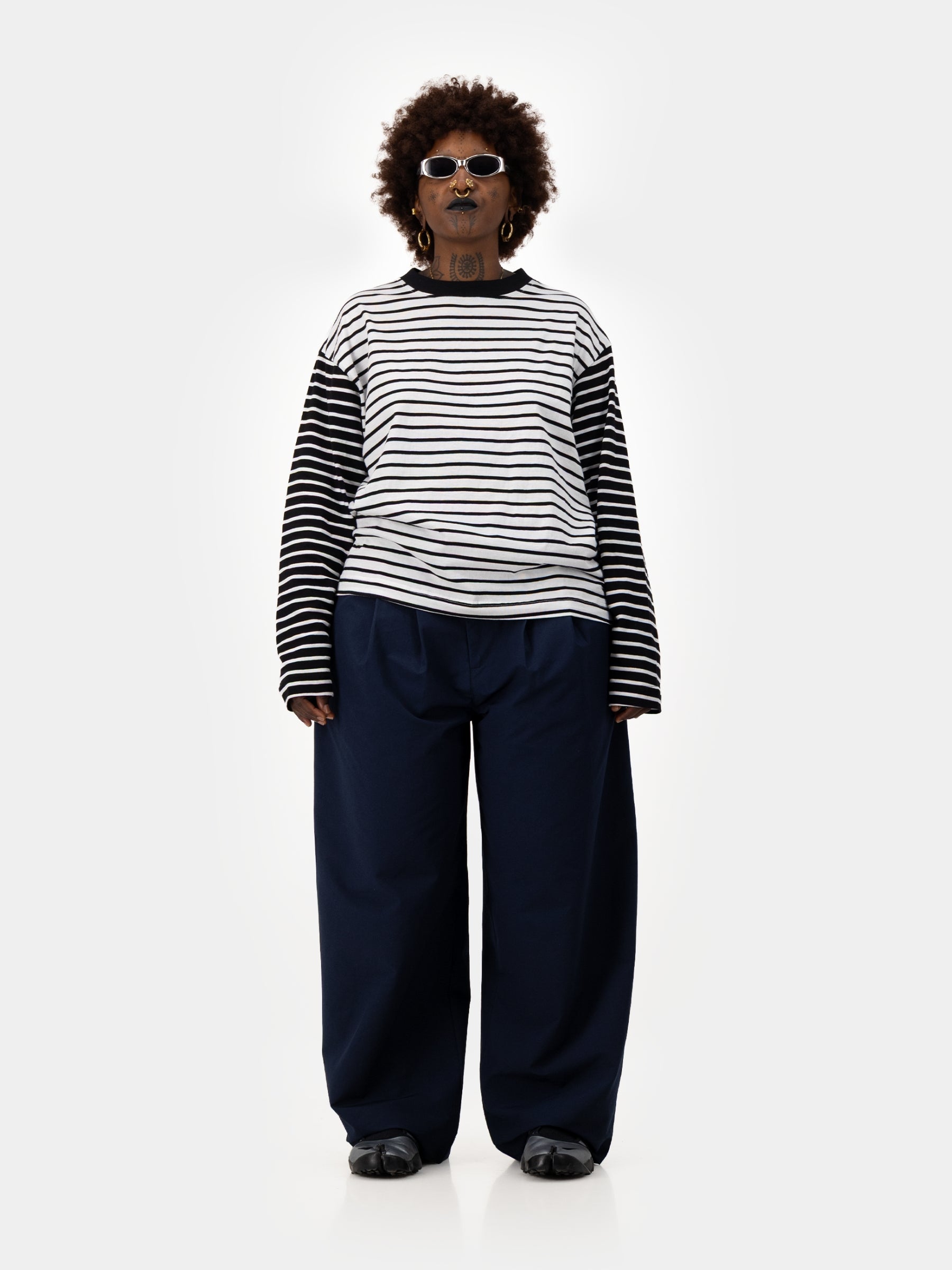 The Uniform Long Sleeve Tee - Stripe
