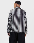 Satin Cocoon Bowler - Stripe