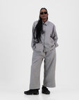 Cocoon Suit Trouser - Grey