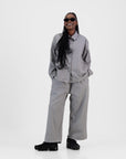 Cocoon Suit Trouser - Grey