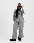 Cocoon Suit Trouser - Grey