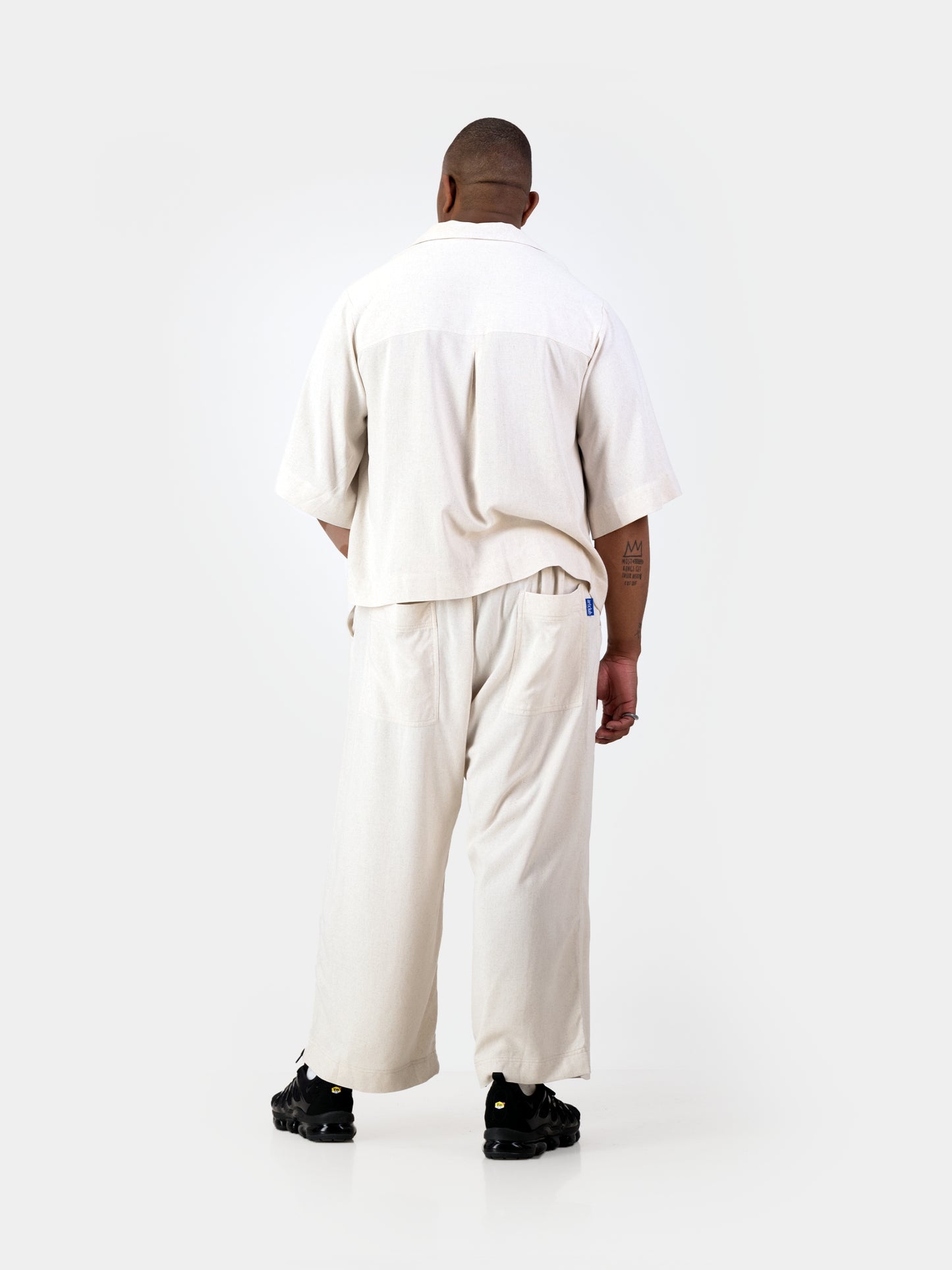 Cropped Cocoon Pants - Linen