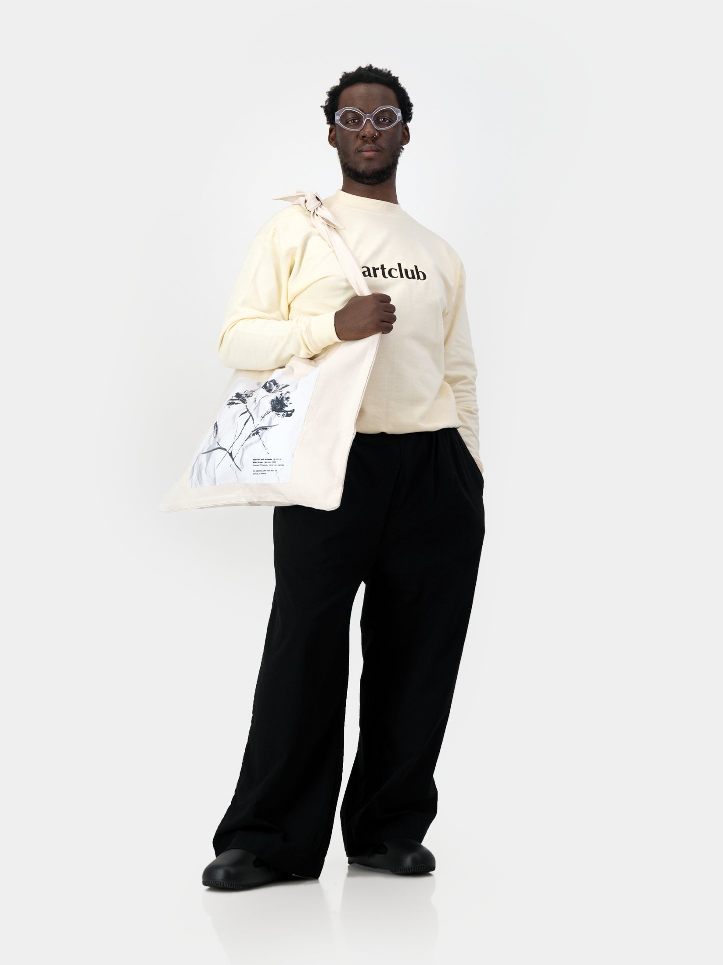 Embroidered Logo Sweater - Milk