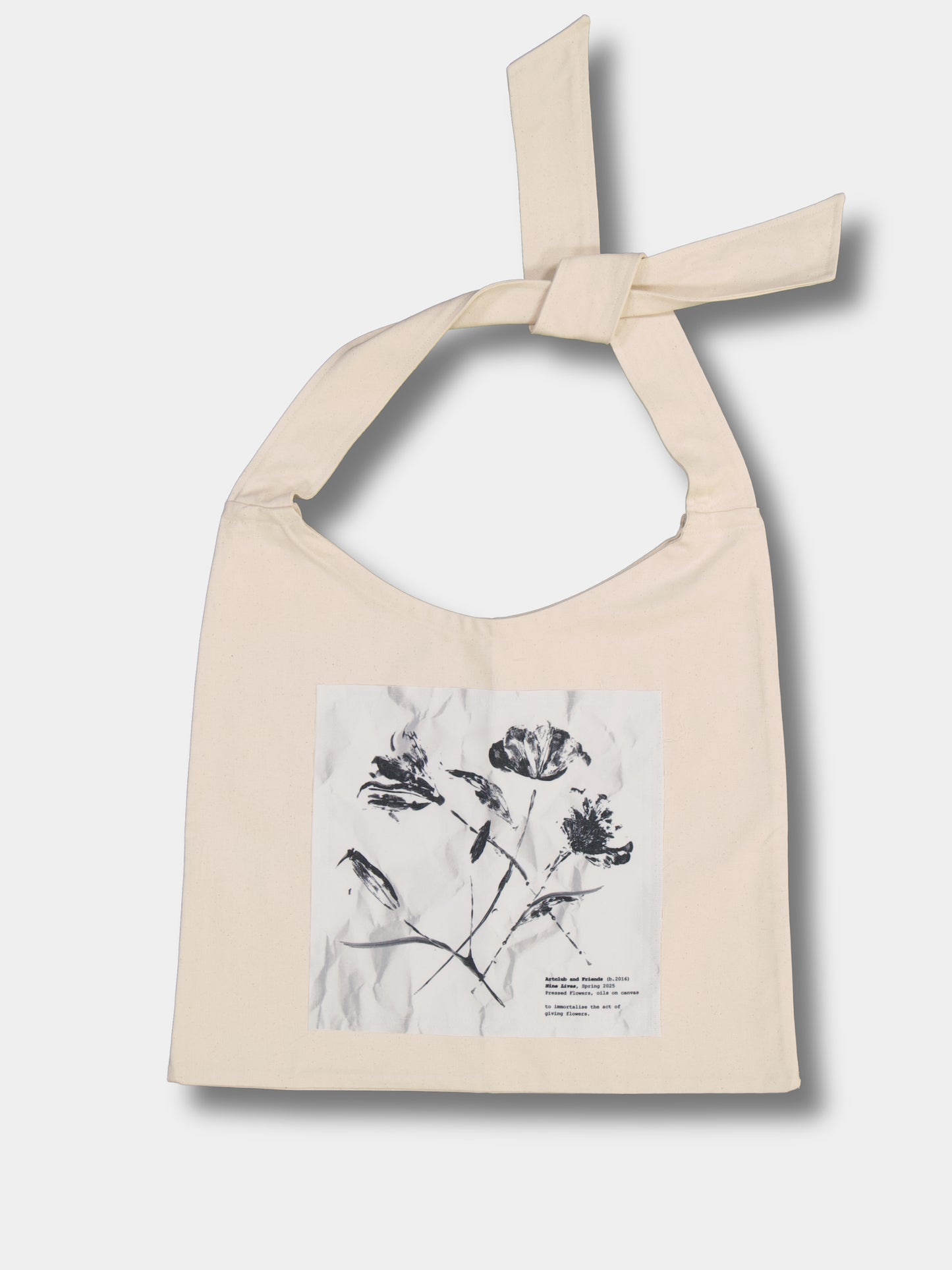 Nine Lives Tie Tote