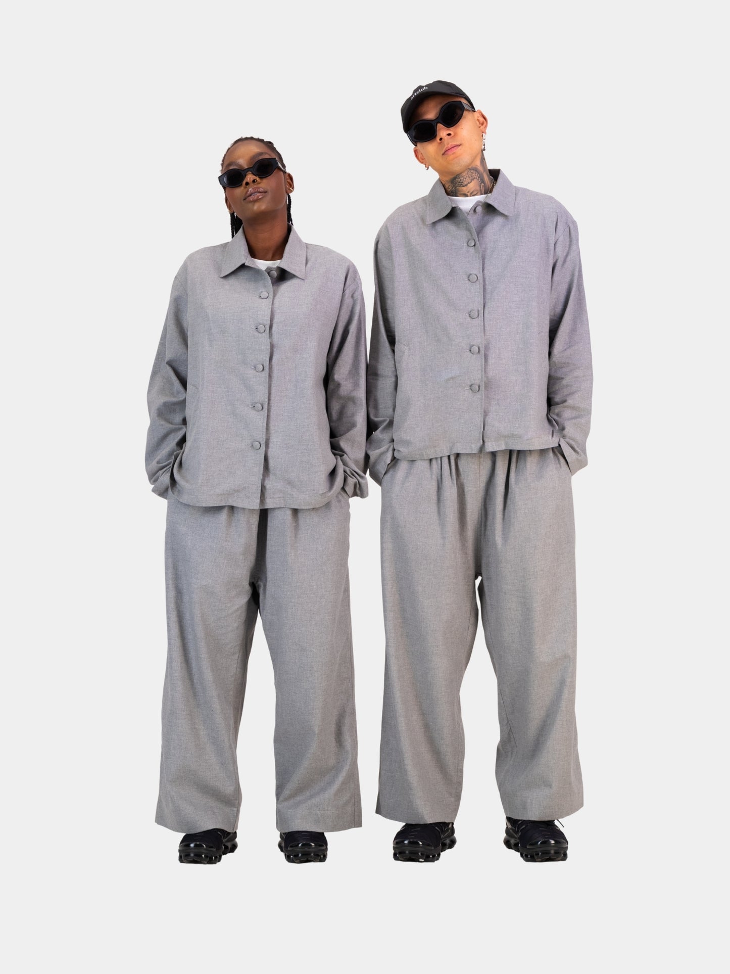 Cocoon Suit Trouser - Grey