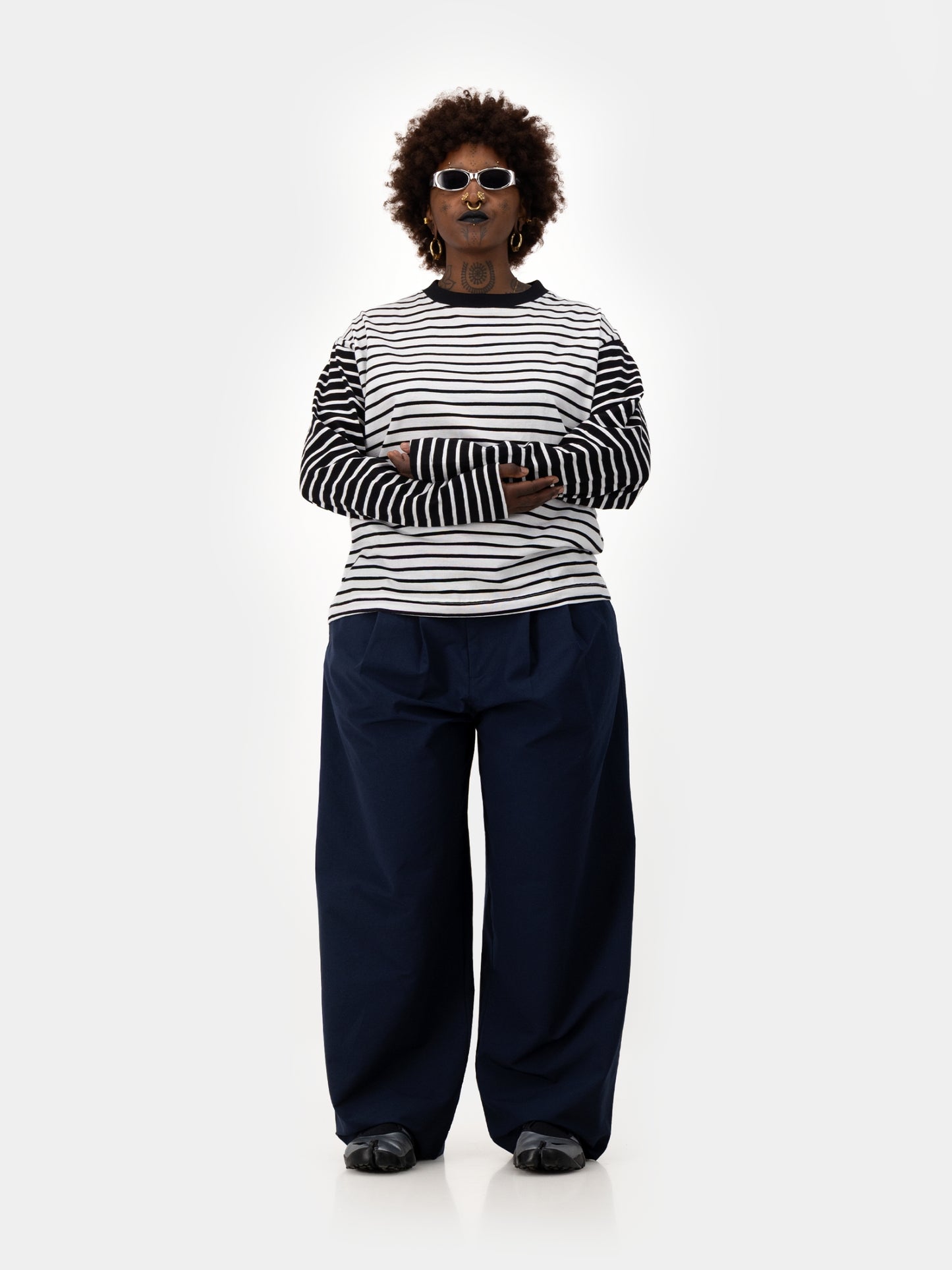 The Uniform Long Sleeve Tee - Stripe