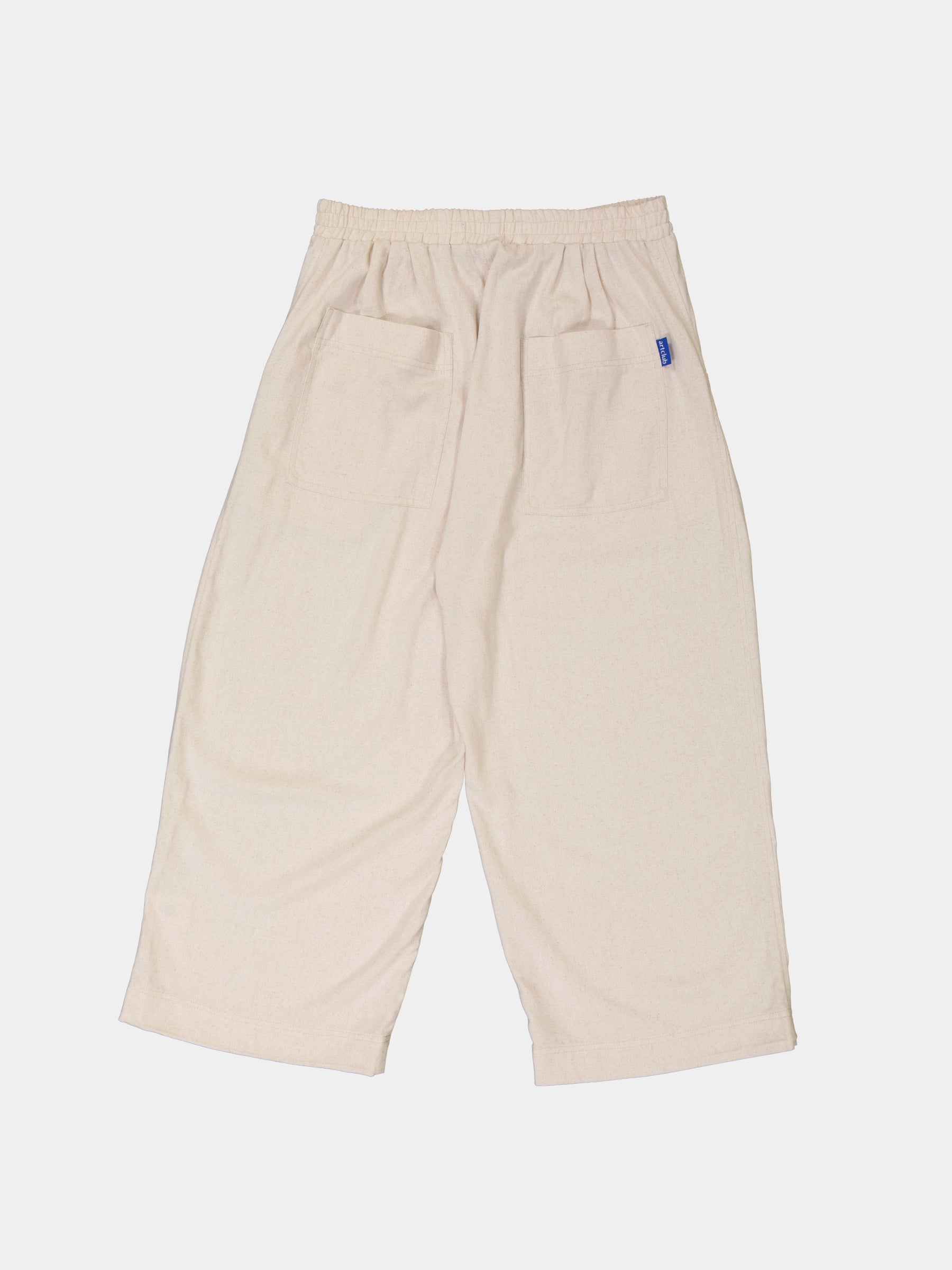 Cropped Cocoon Pants - Linen