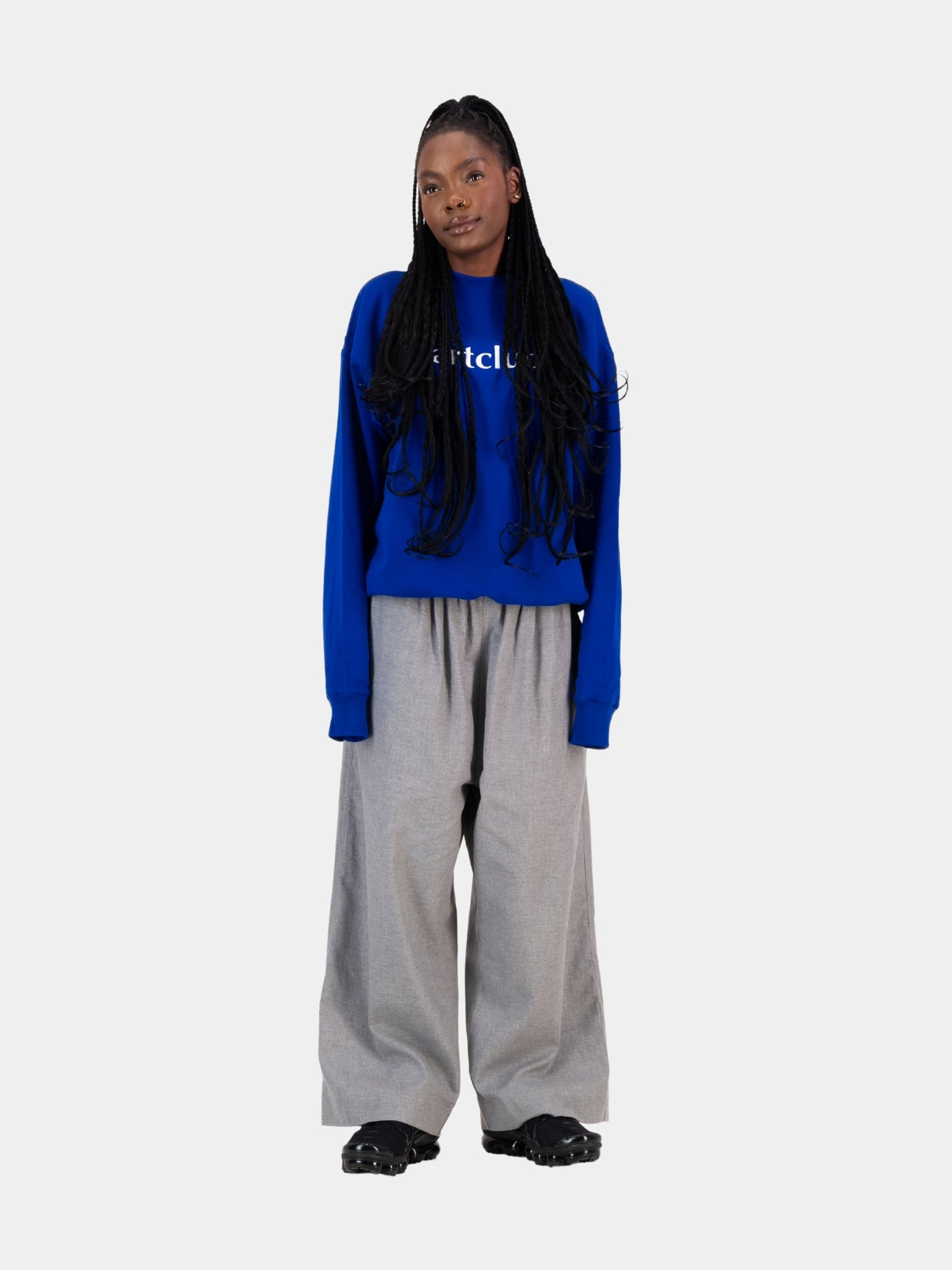 Embroidered Logo Sweater Royal
