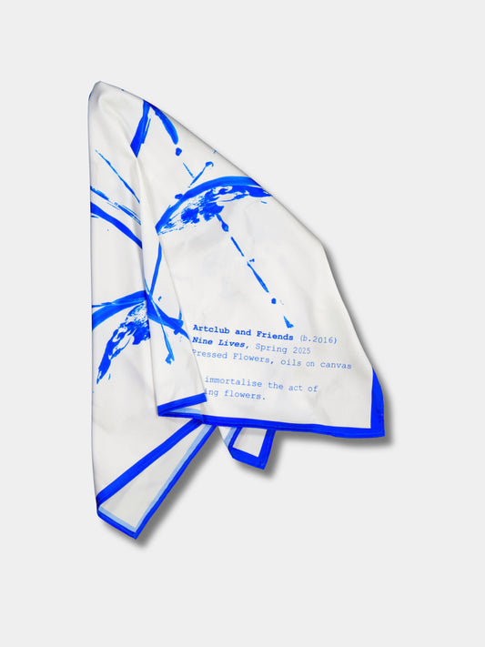 Nine Lives Satin Scarf
