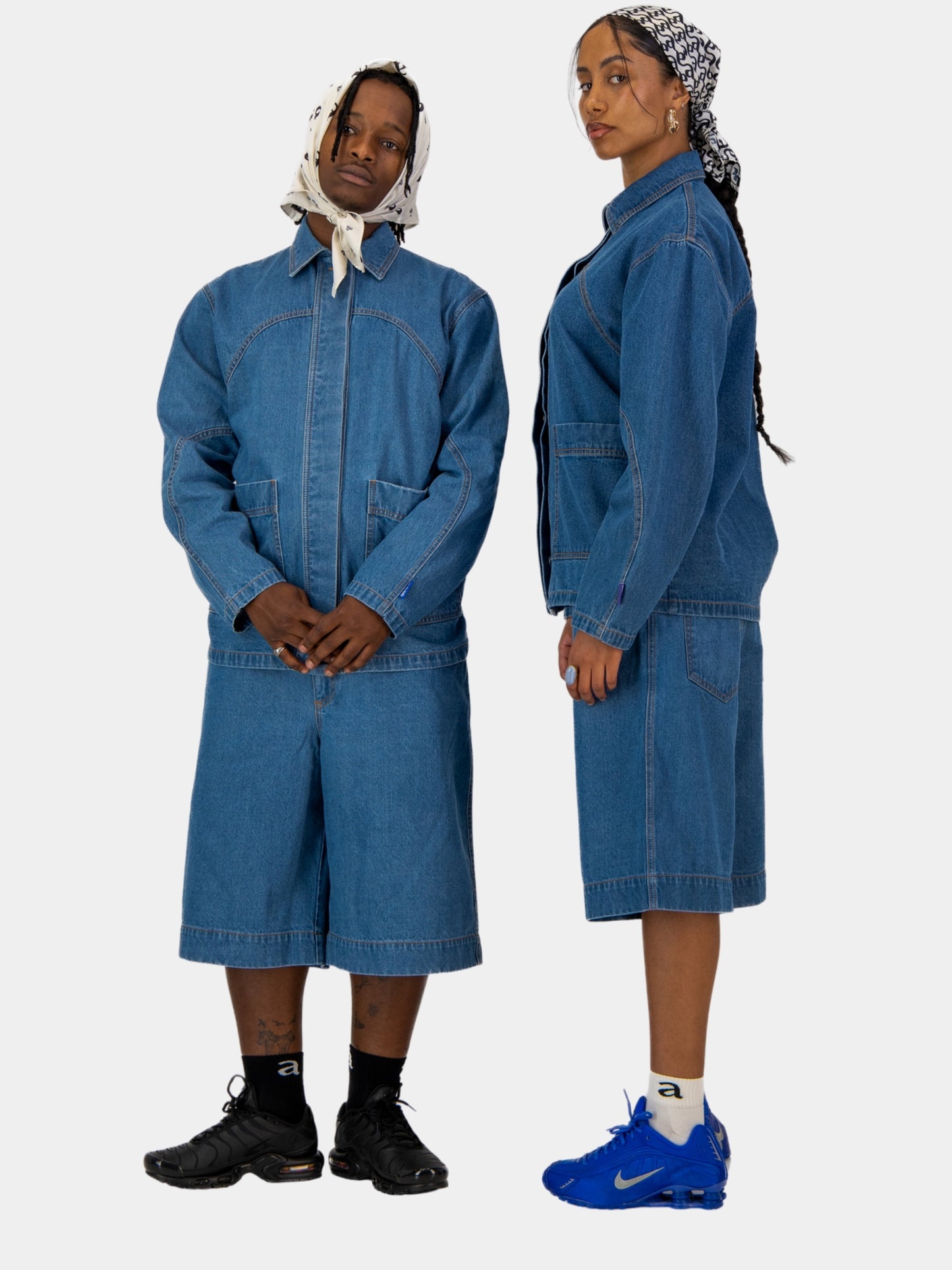 Engineered Denim Jacket - Washed Indigo