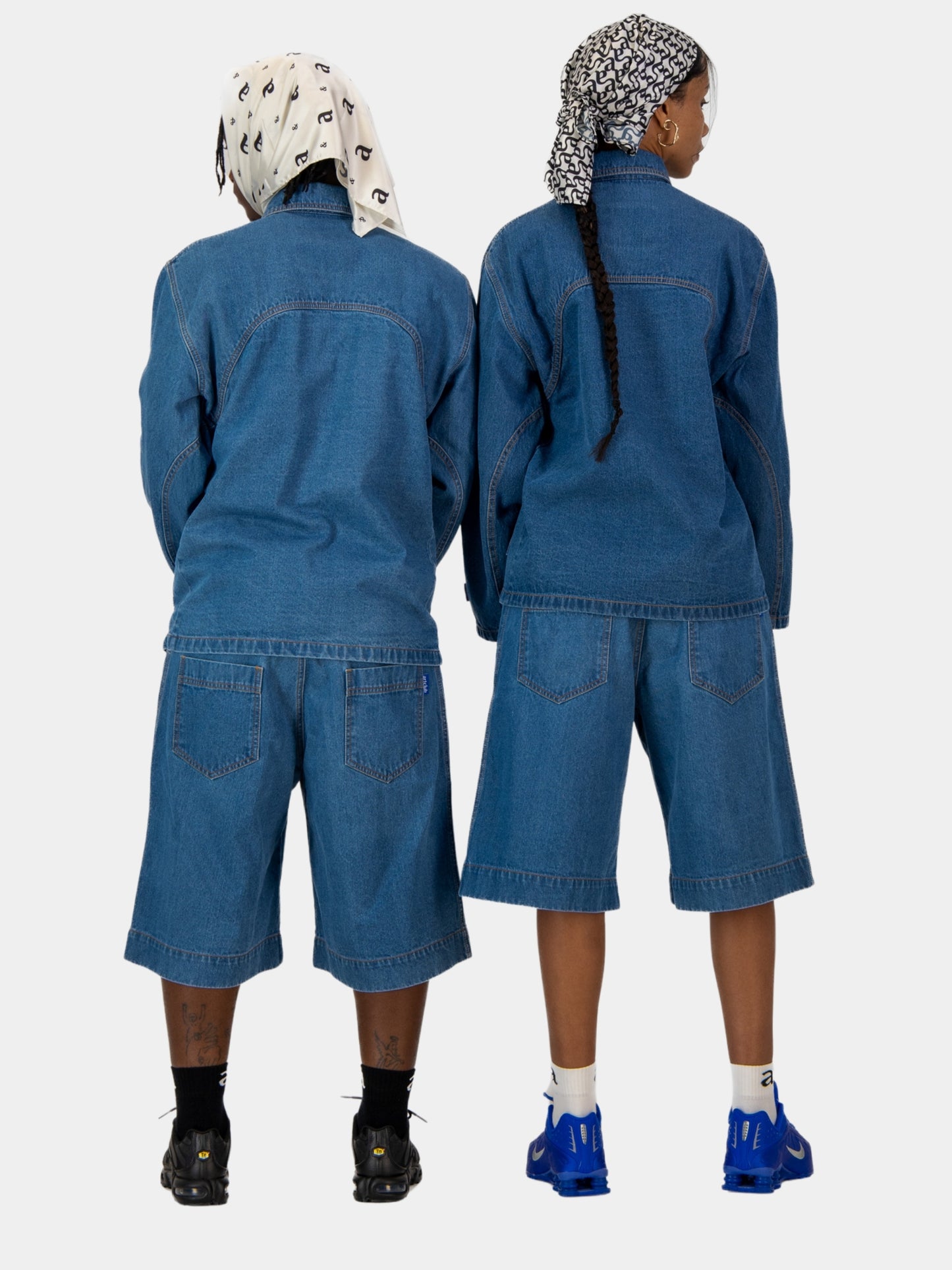 Washed Unisex Denim Jorts