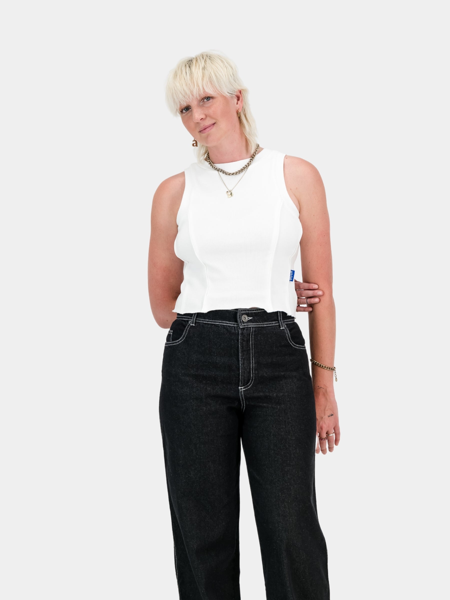 Corset Crop - Off White