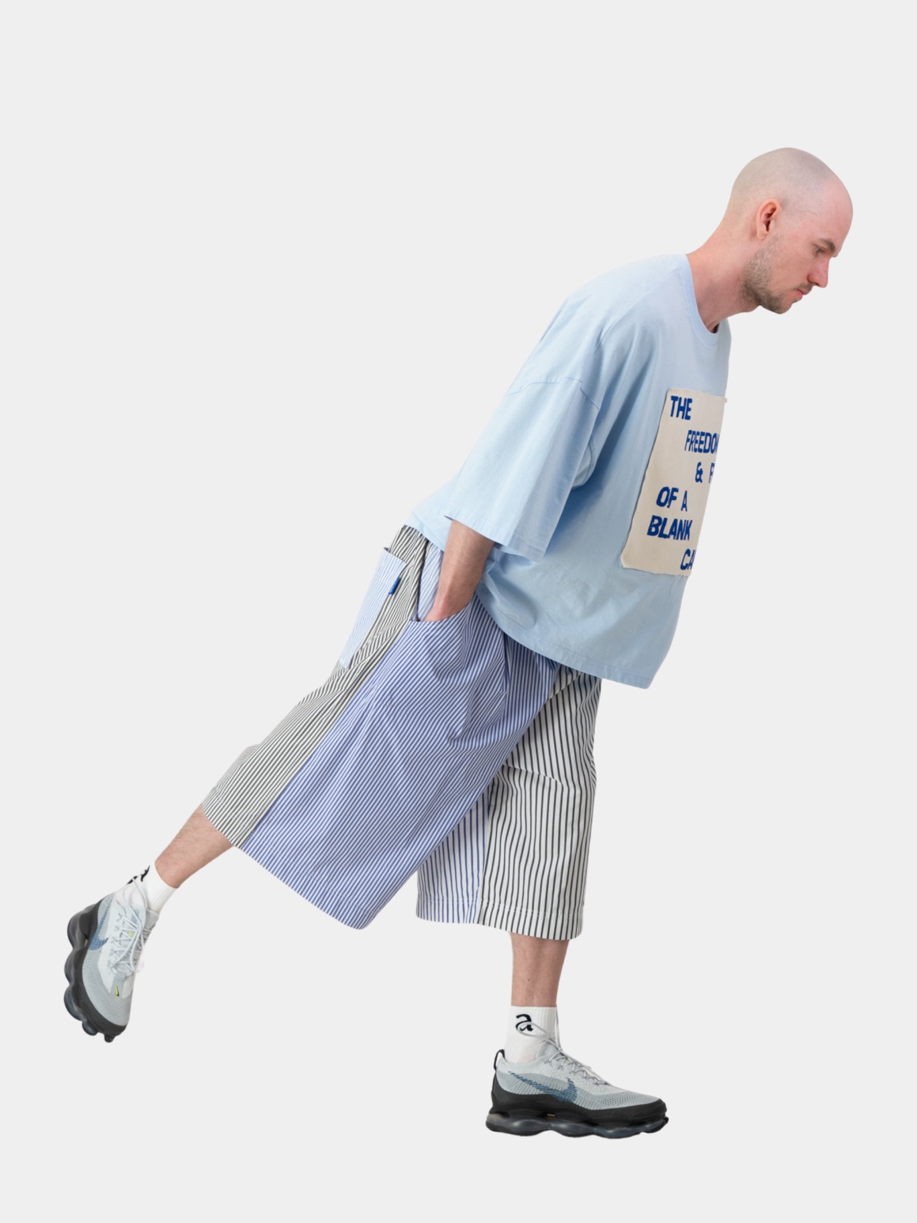 Multi-stripe Cocoon Shorts