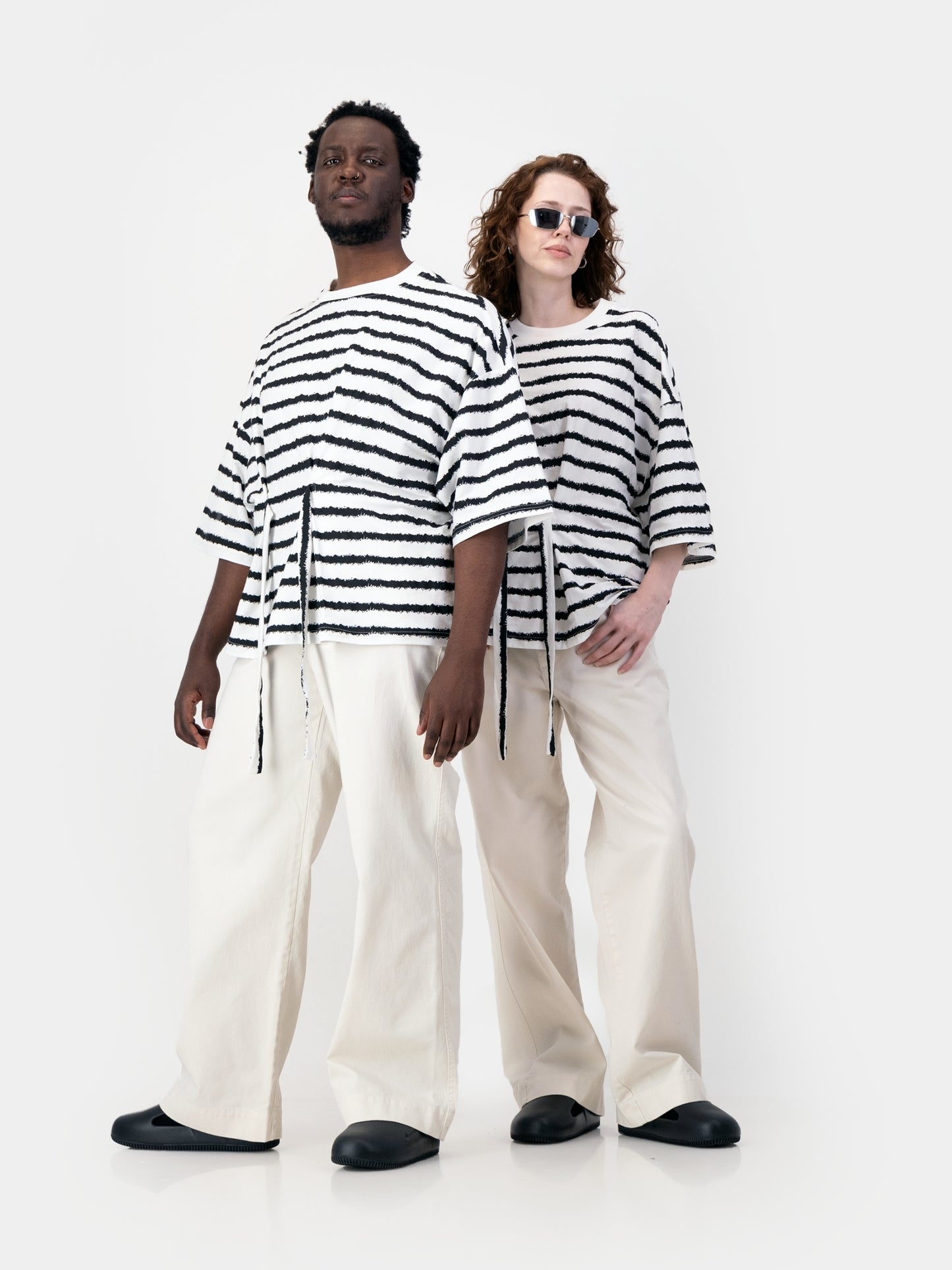 Stripe Tie Tee