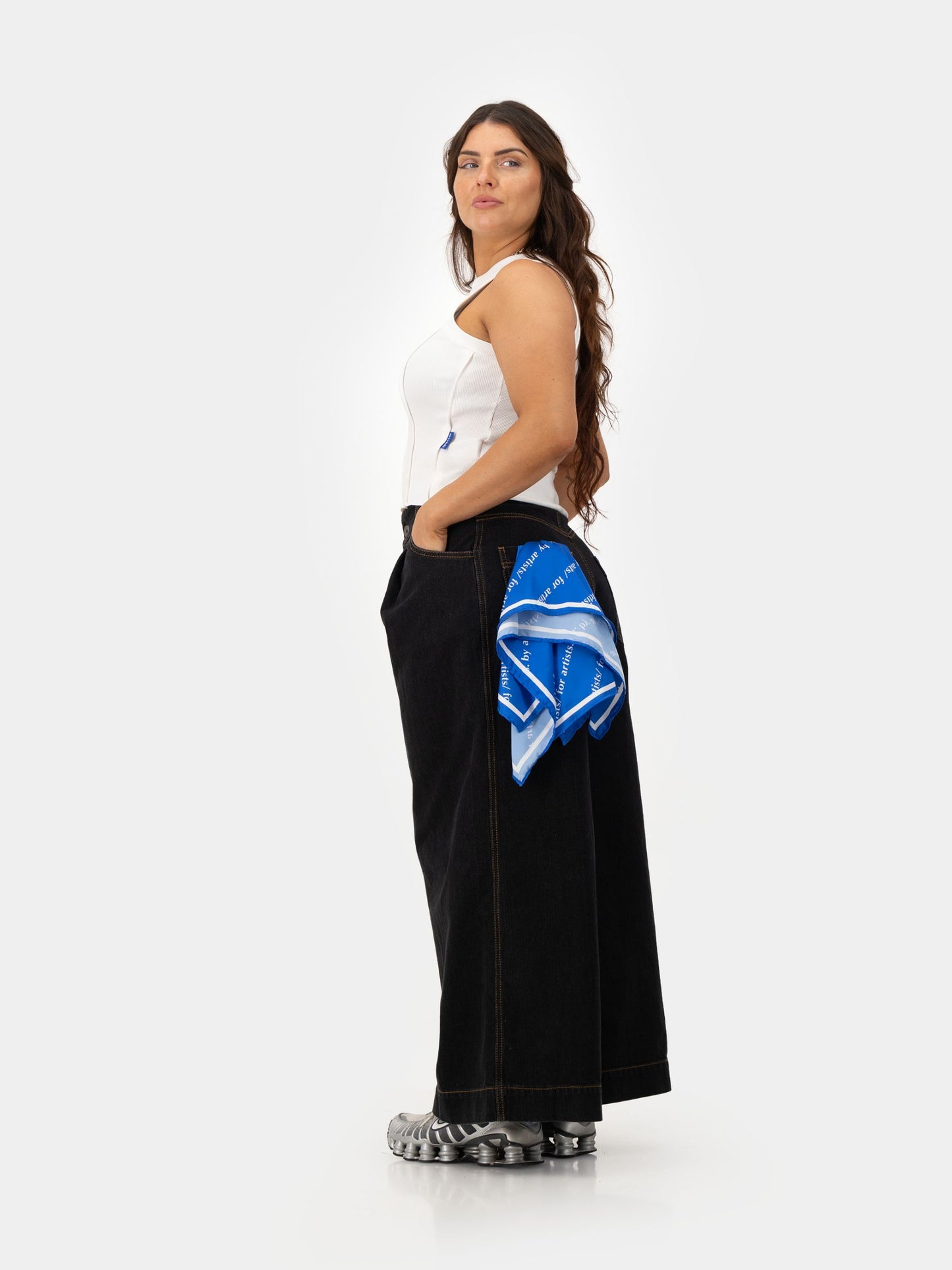 by artists/ for artists Satin Scarf