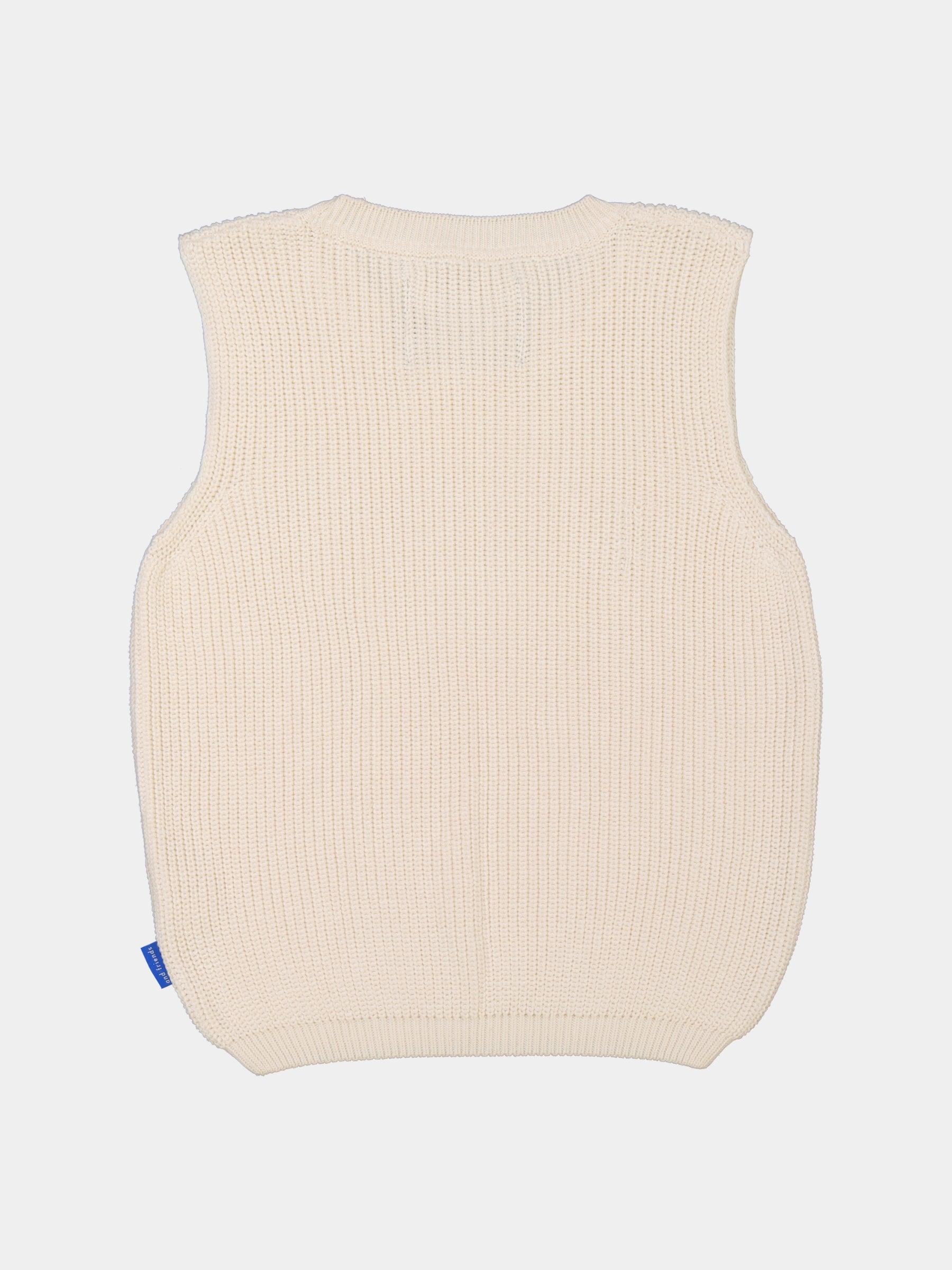 Knitwear Vest - Ecru/Linen