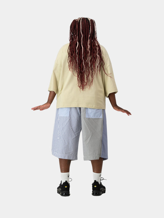 Multi-stripe Cocoon Shorts