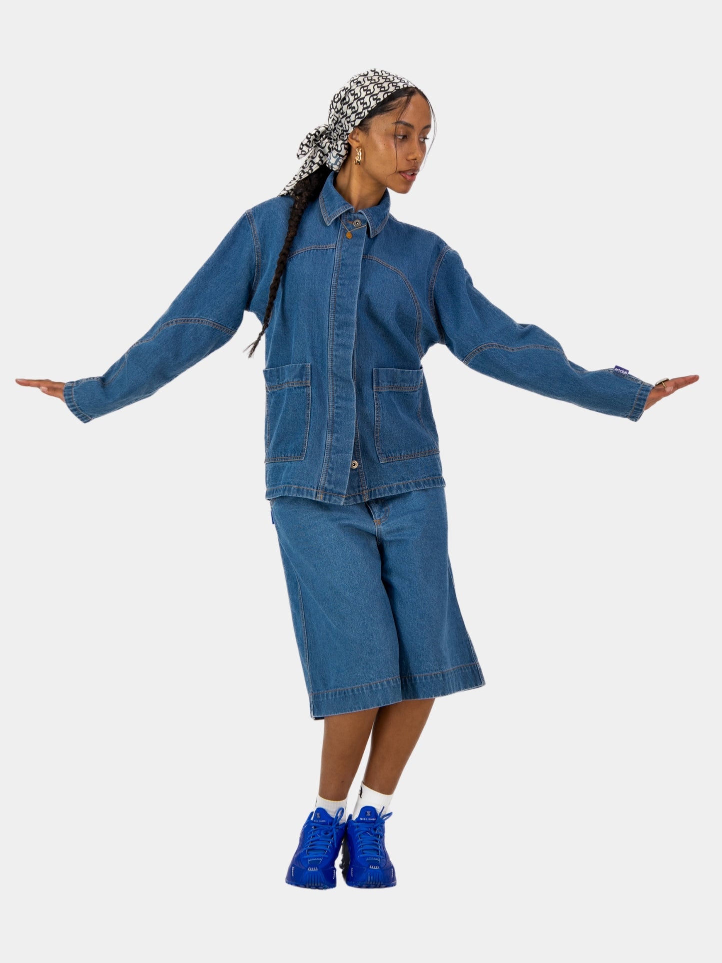 Engineered Denim Jacket - Washed Indigo