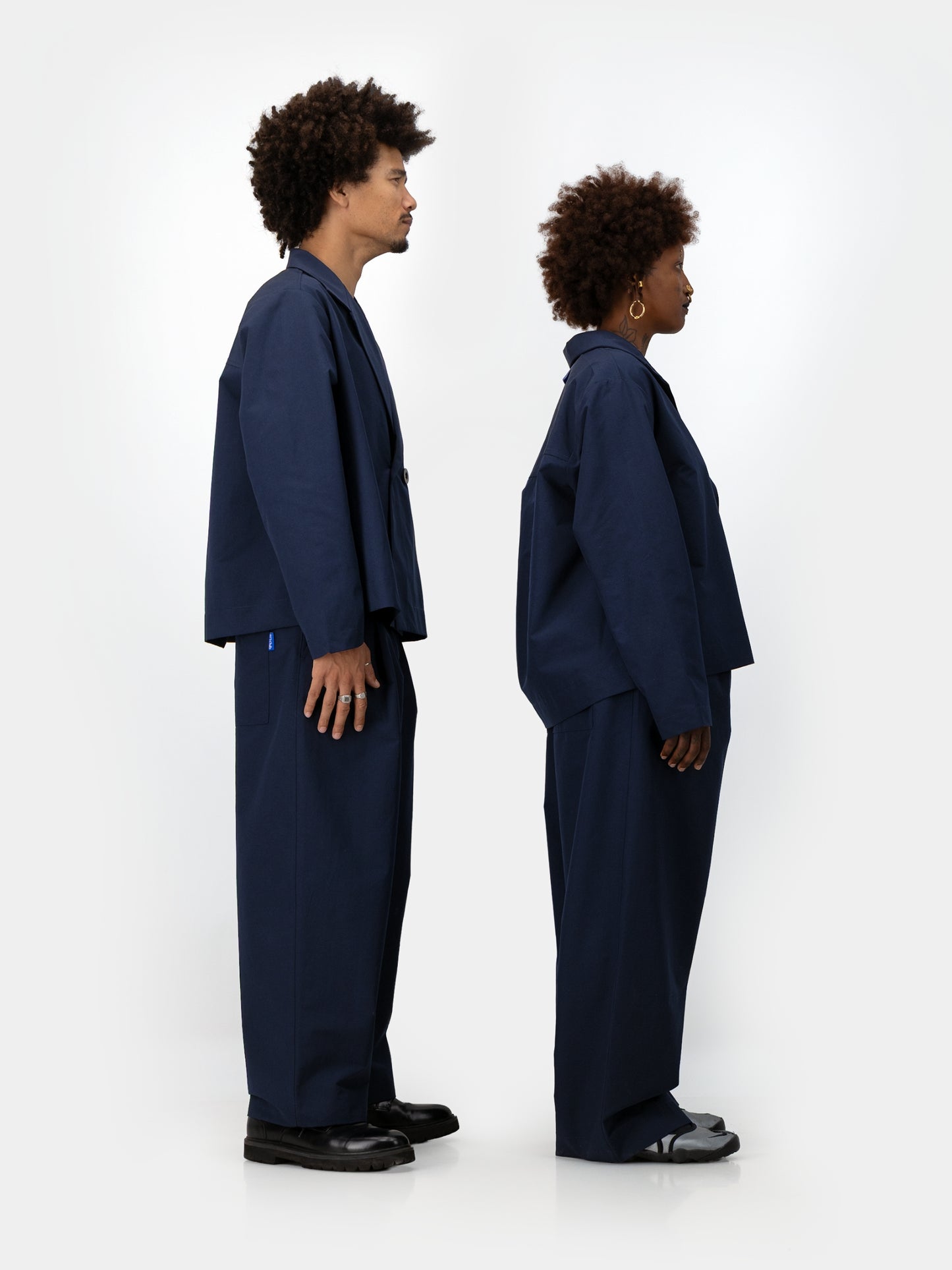 The Uniform Suit Trouser - Navy