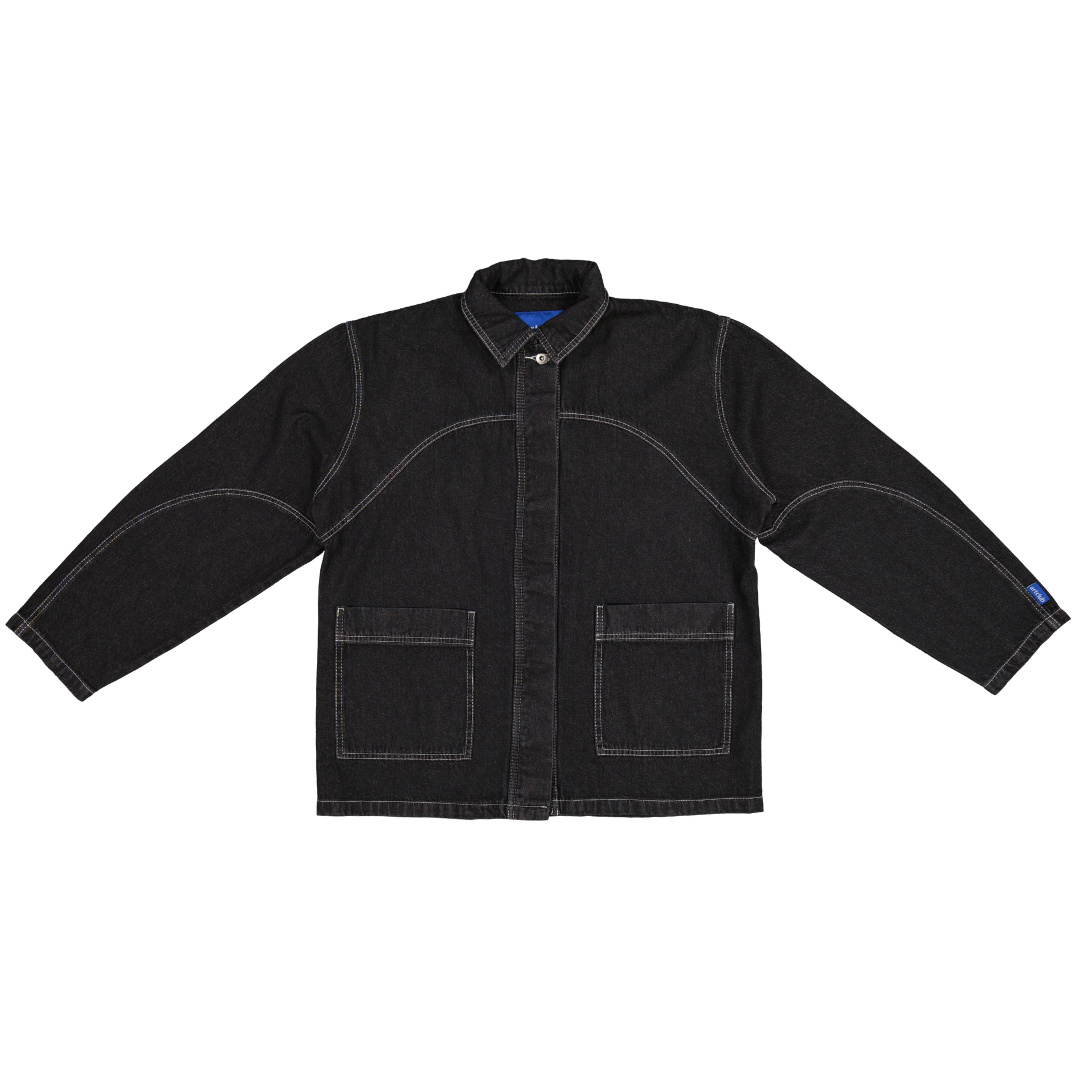 Engineered Denim Jacket - Black