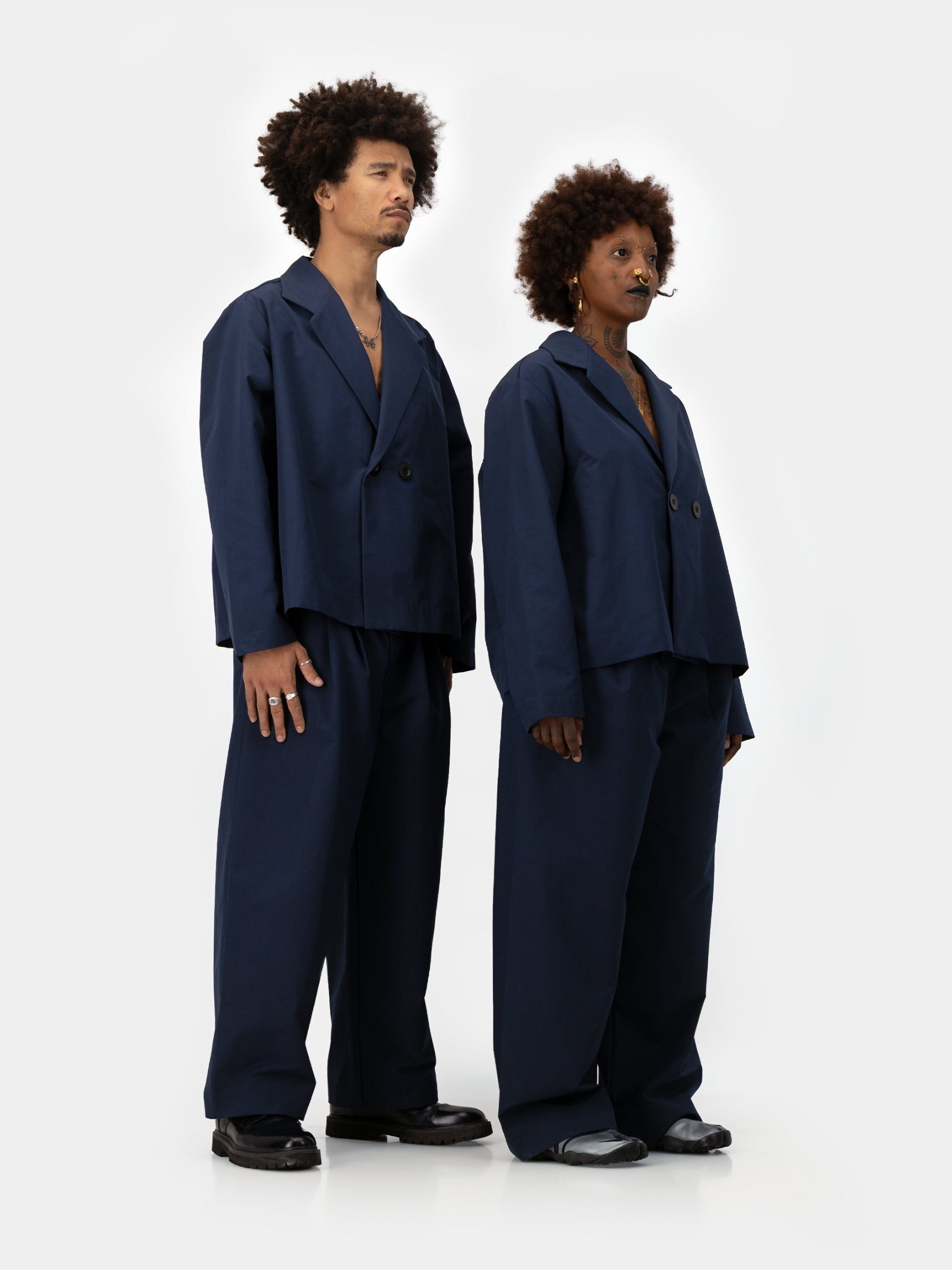 The Uniform Suit Trouser - Navy