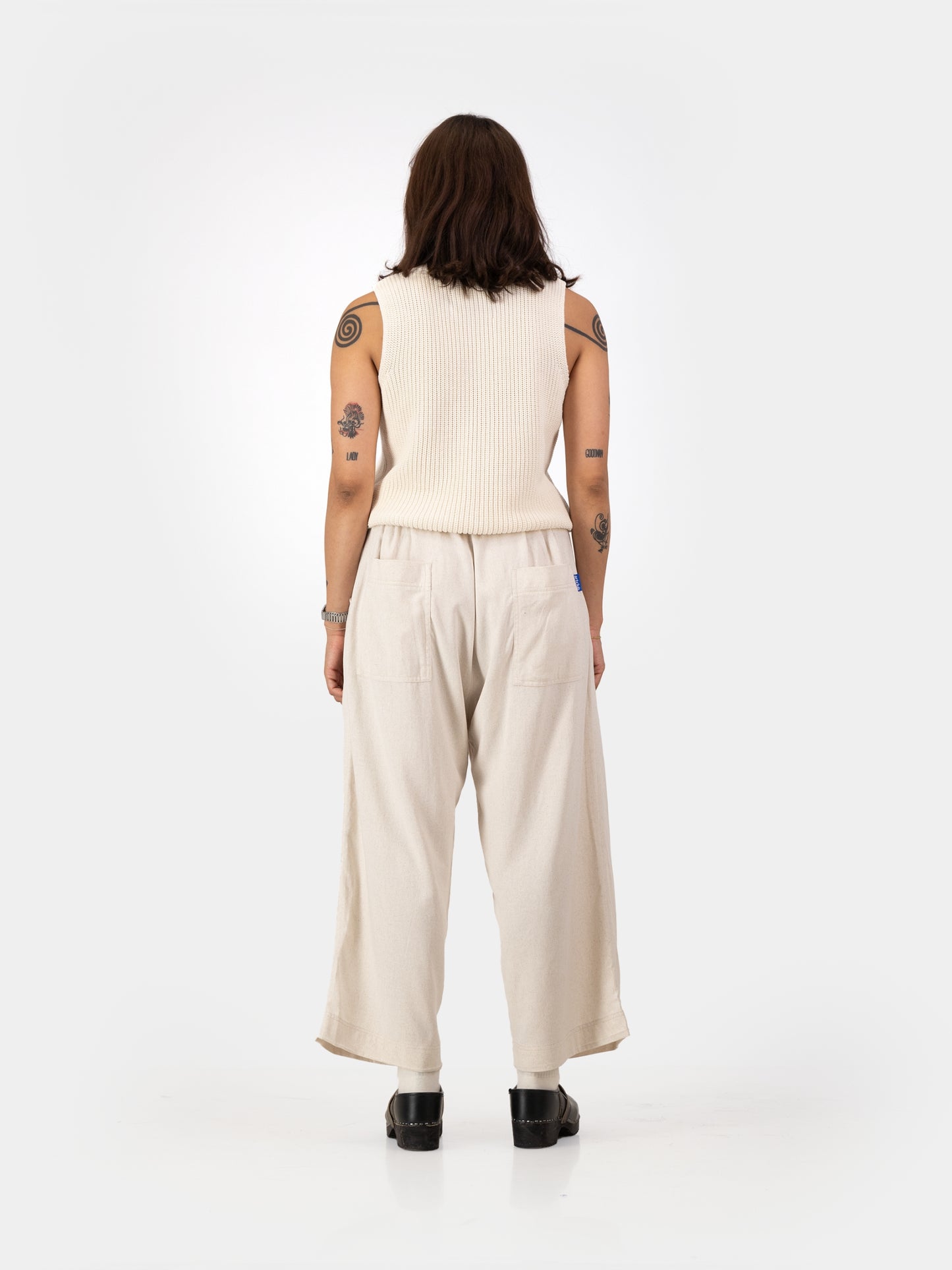 Knitwear Vest - Ecru/Linen