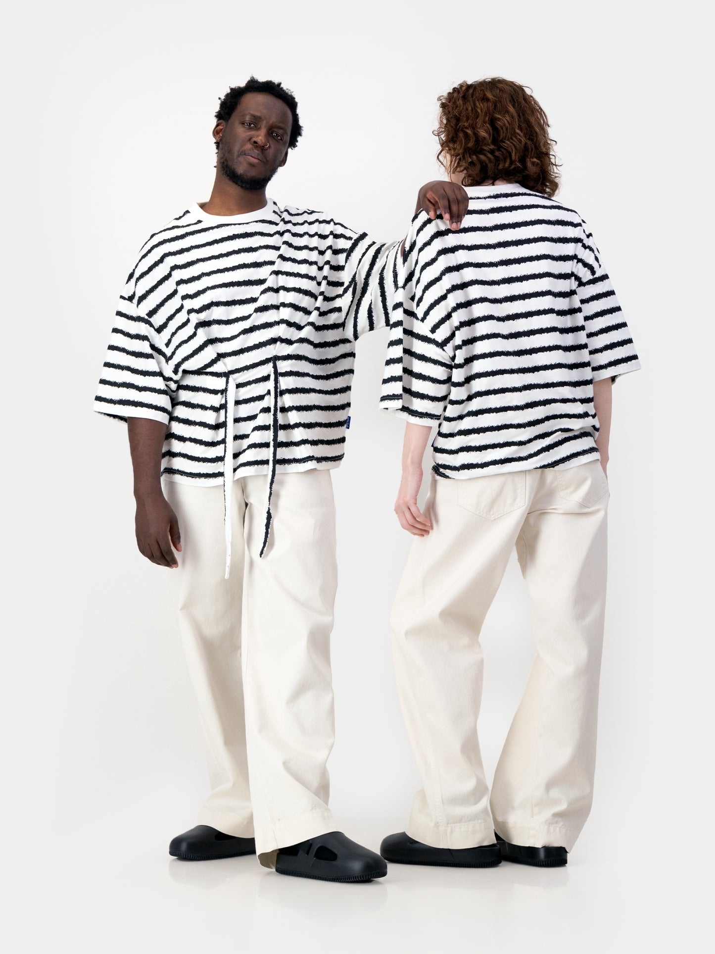 Stripe Tie Tee