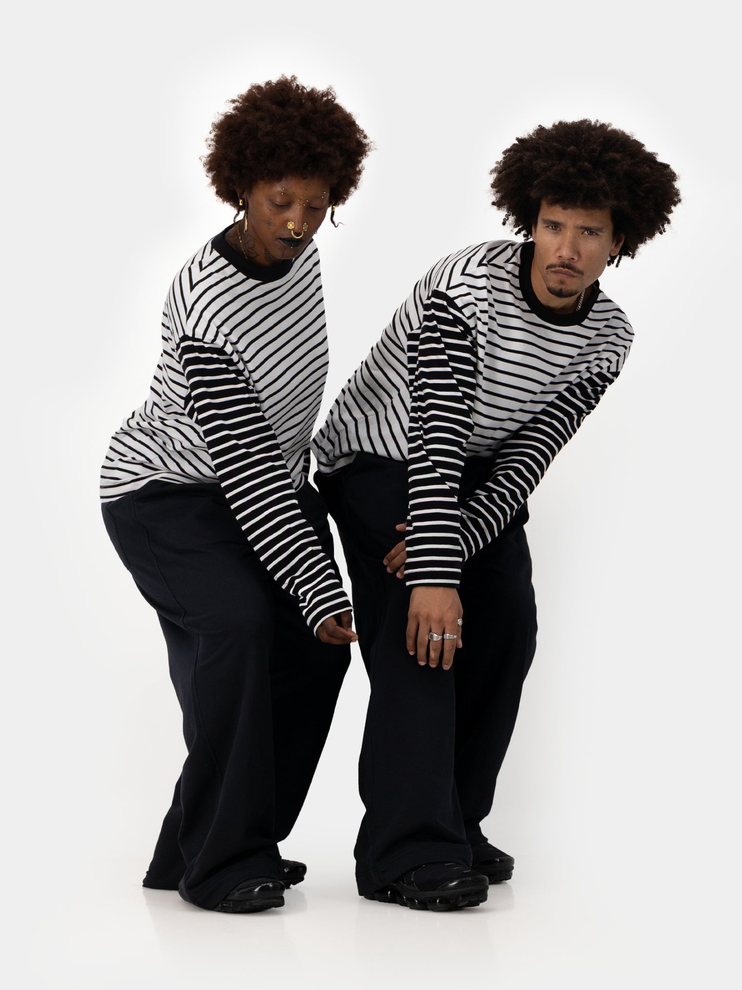 The Uniform Long Sleeve Tee - Stripe