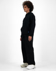 Cropped Cocoon Track- Black.