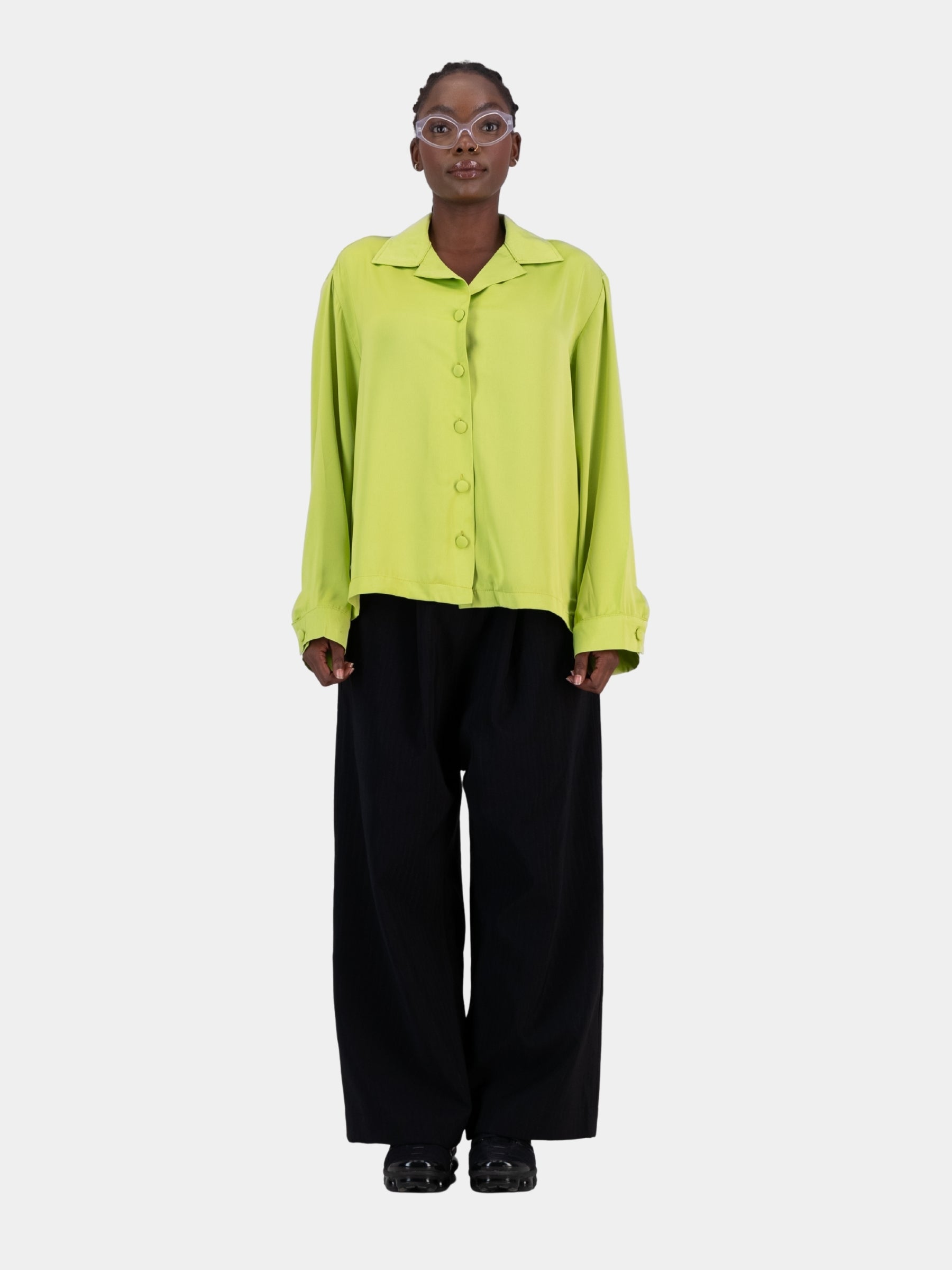 Satin Cocoon Bowler - Apple