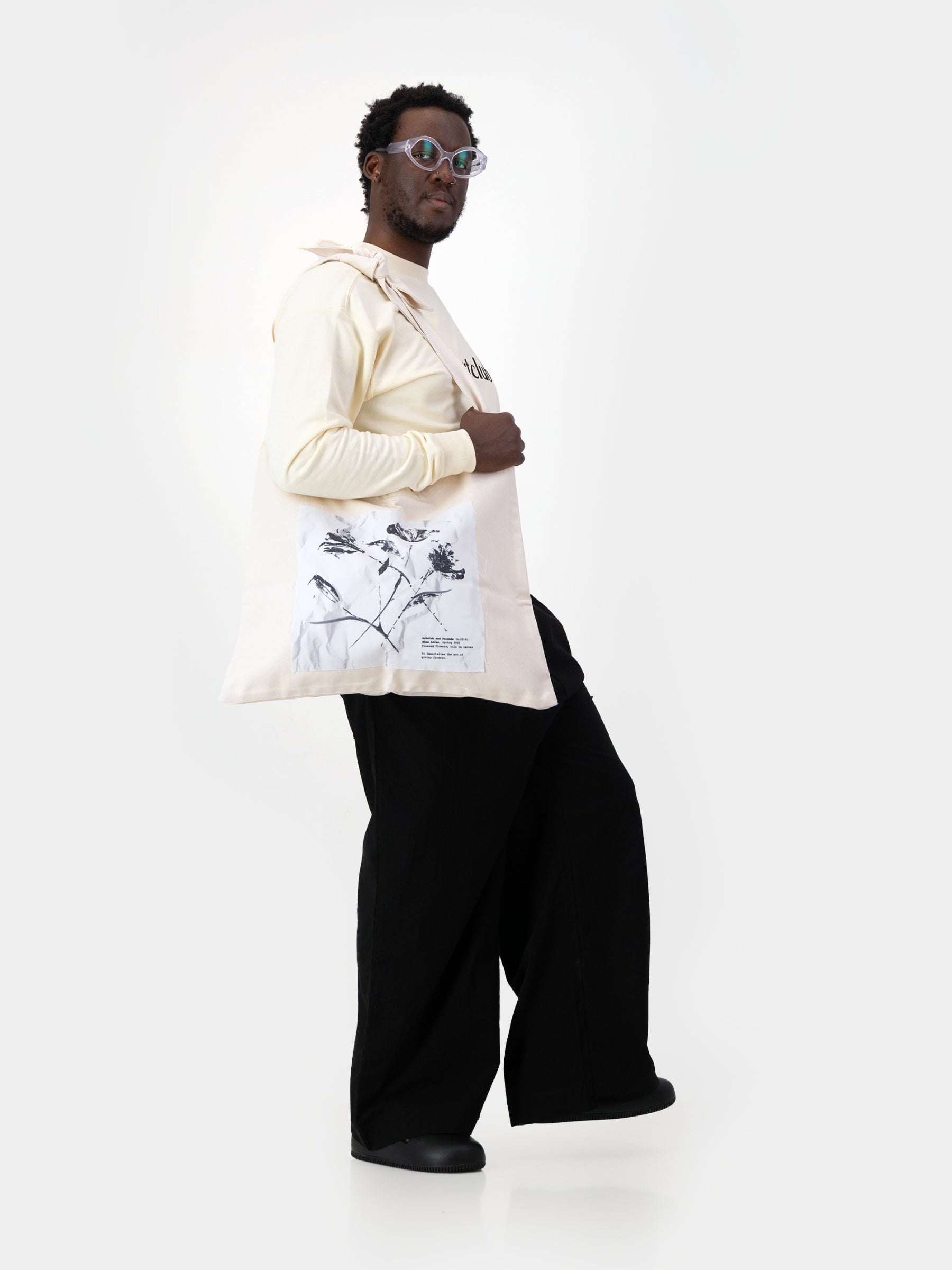 Nine Lives Tie Tote