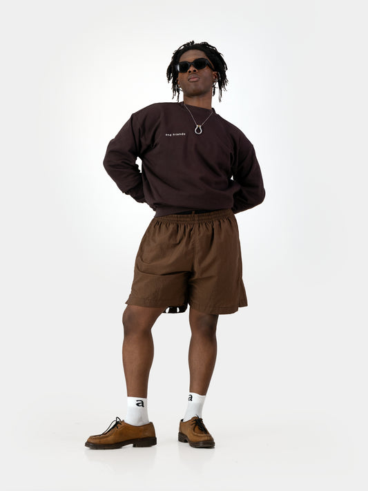 'and friends' Sweater - Chocolate