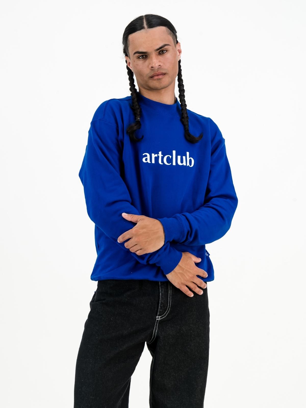 Embroidered Logo Sweater Royal