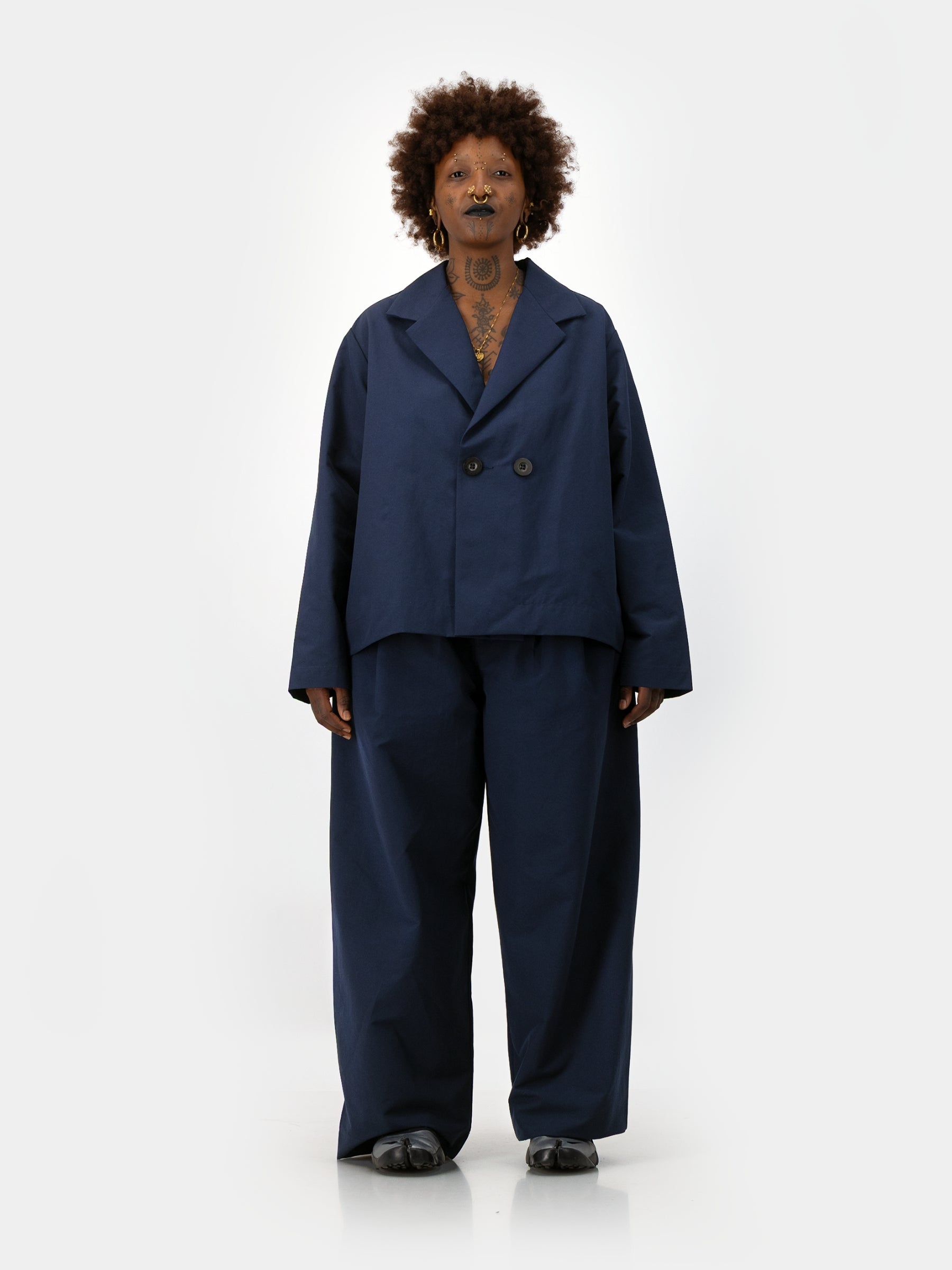 The Uniform Suit Trouser - Navy