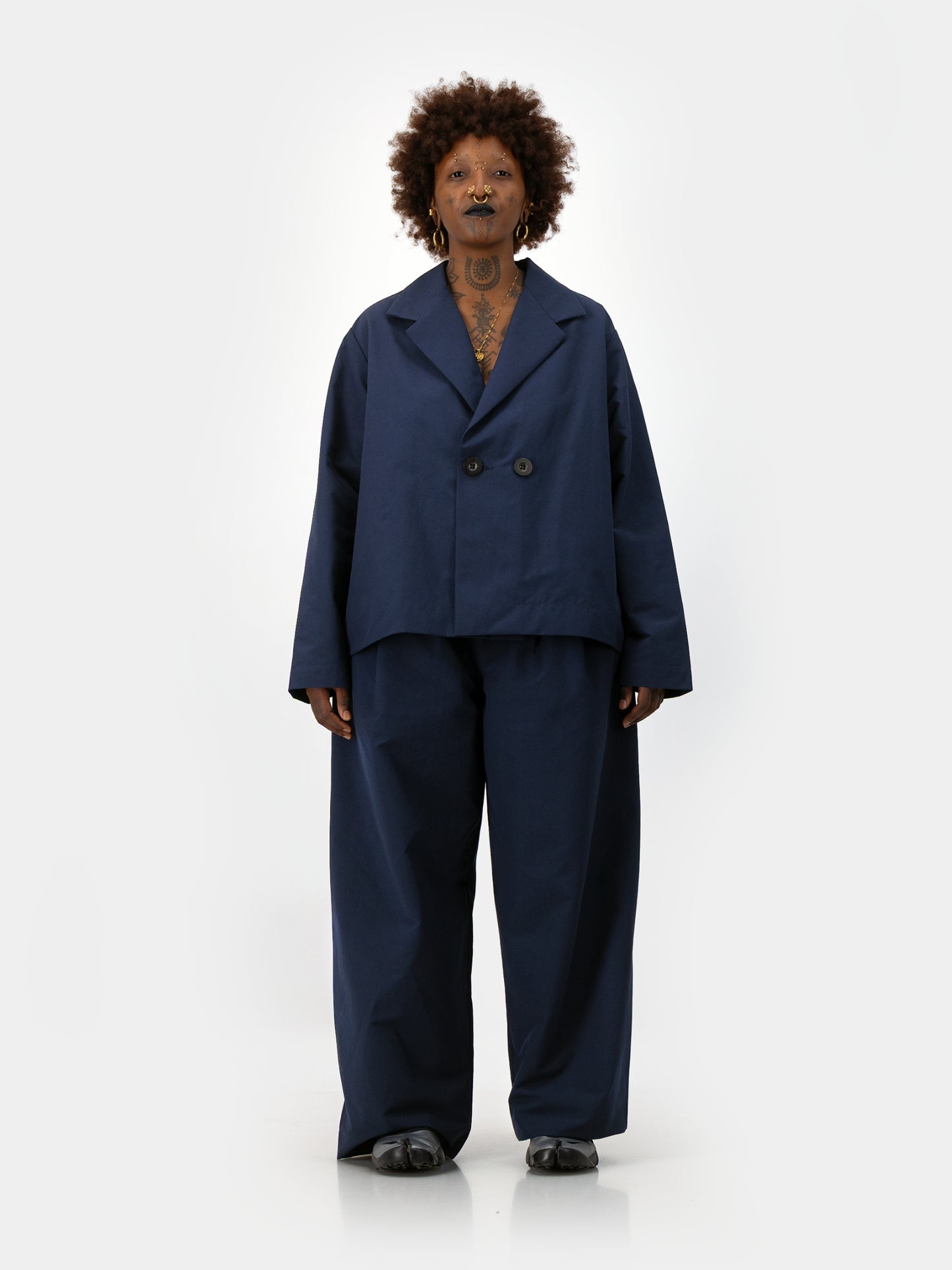The Uniform Suit Trouser - Navy