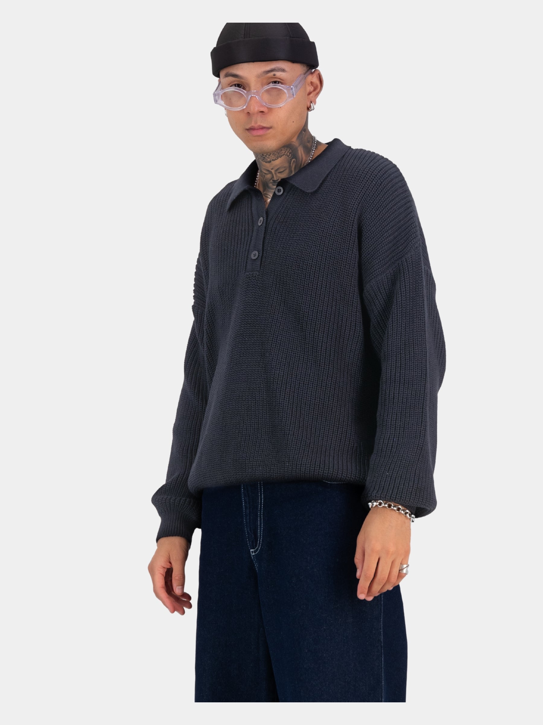 Knit Golfer - Black