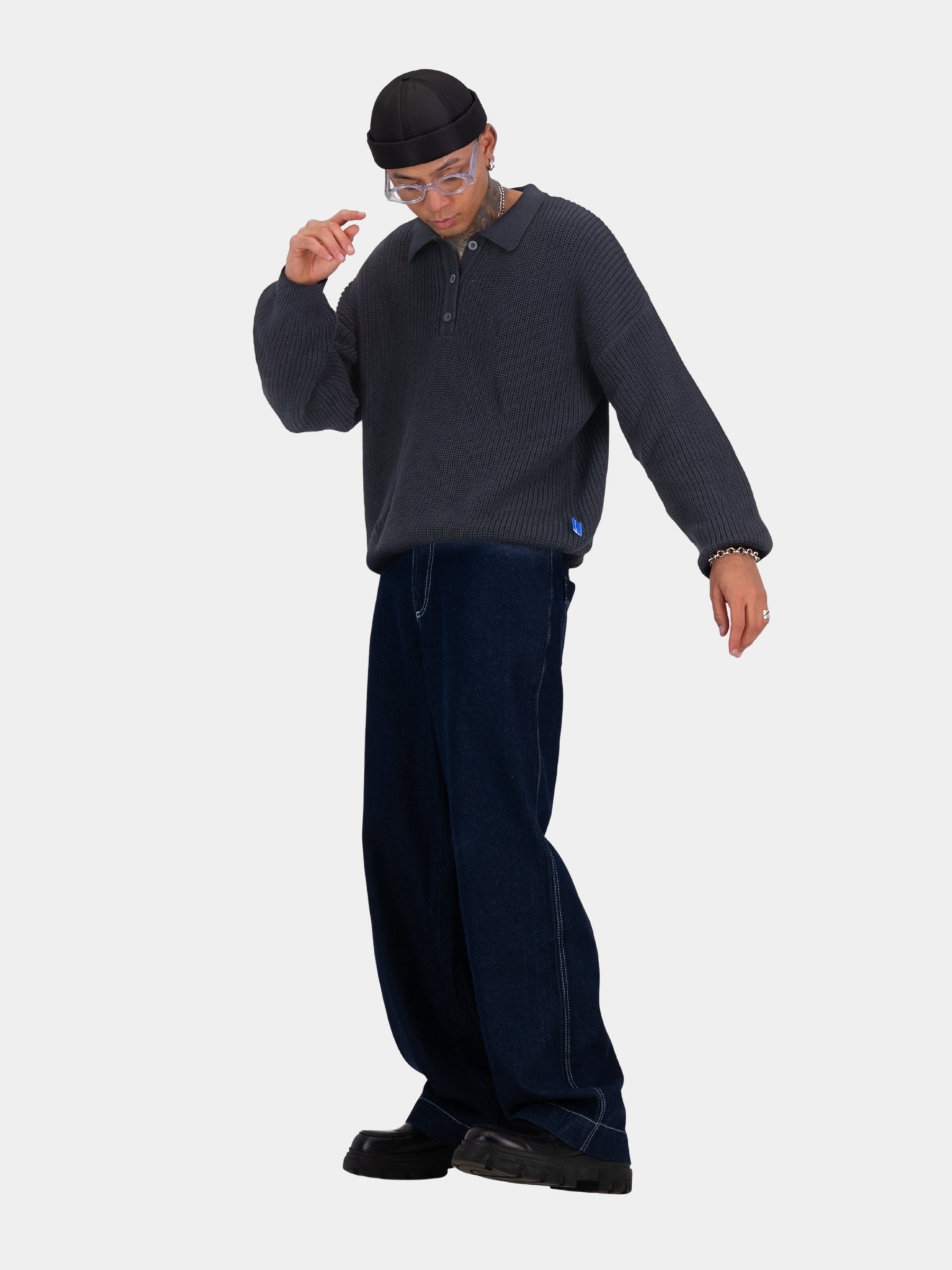 Knit Golfer - Black