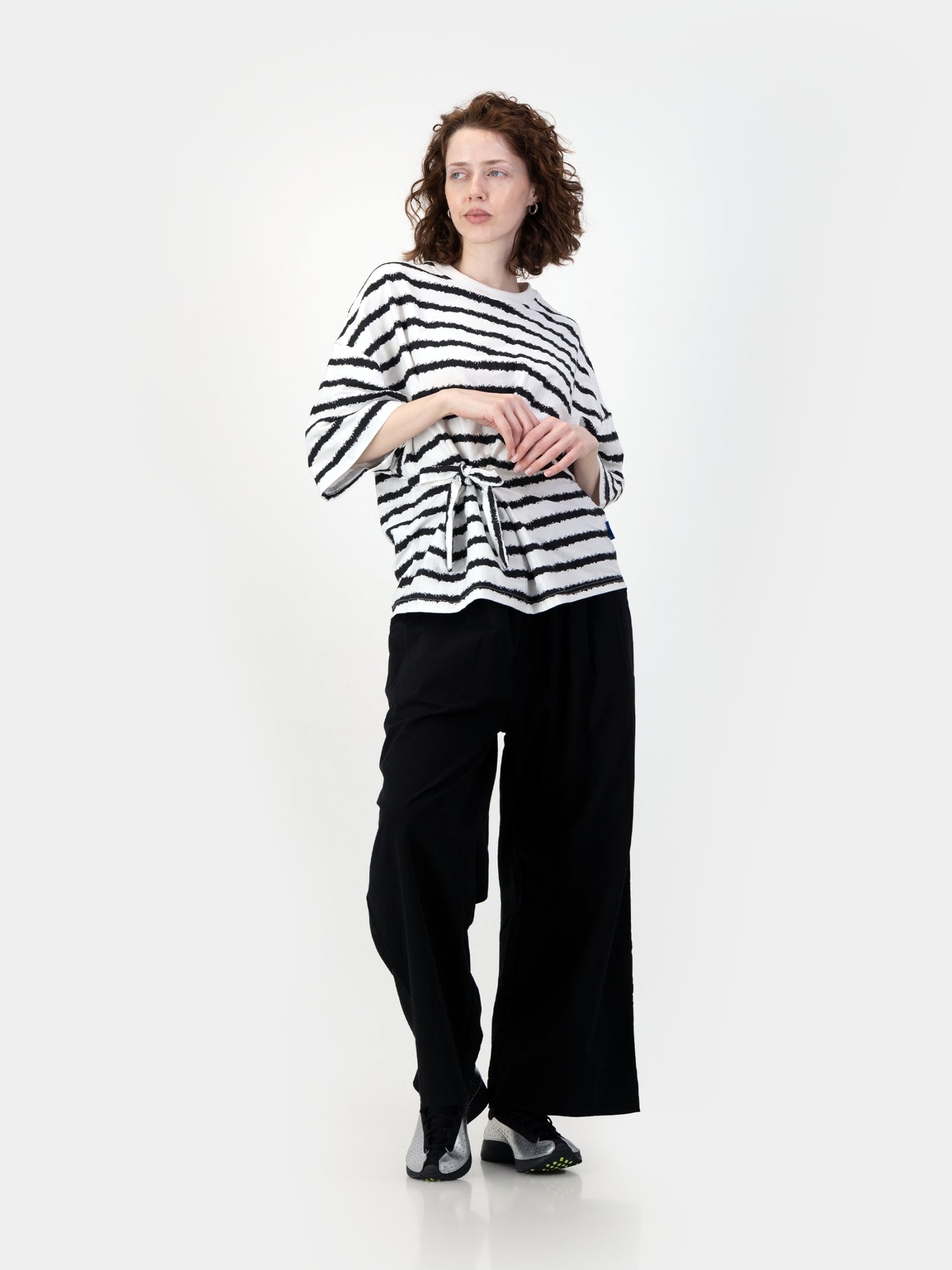 Stripe Tie Tee