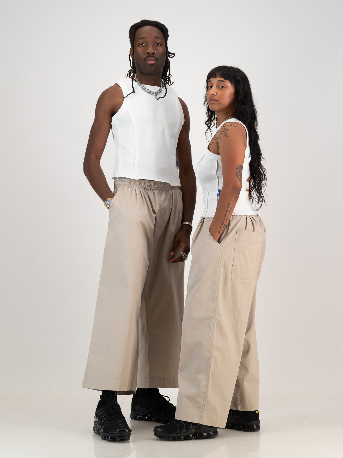 Cropped Cocoon Pants- Stone – Artclub and Friends