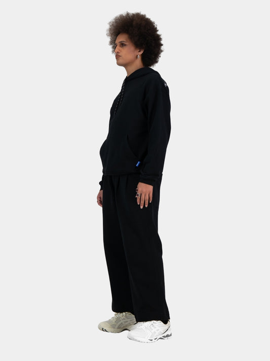 Cropped Cocoon Track- Black.