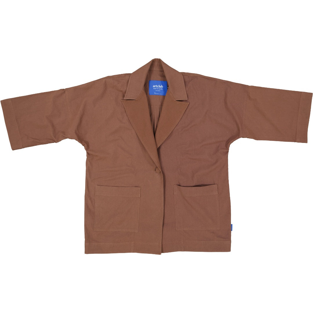 Cocoon Blazer - Clay