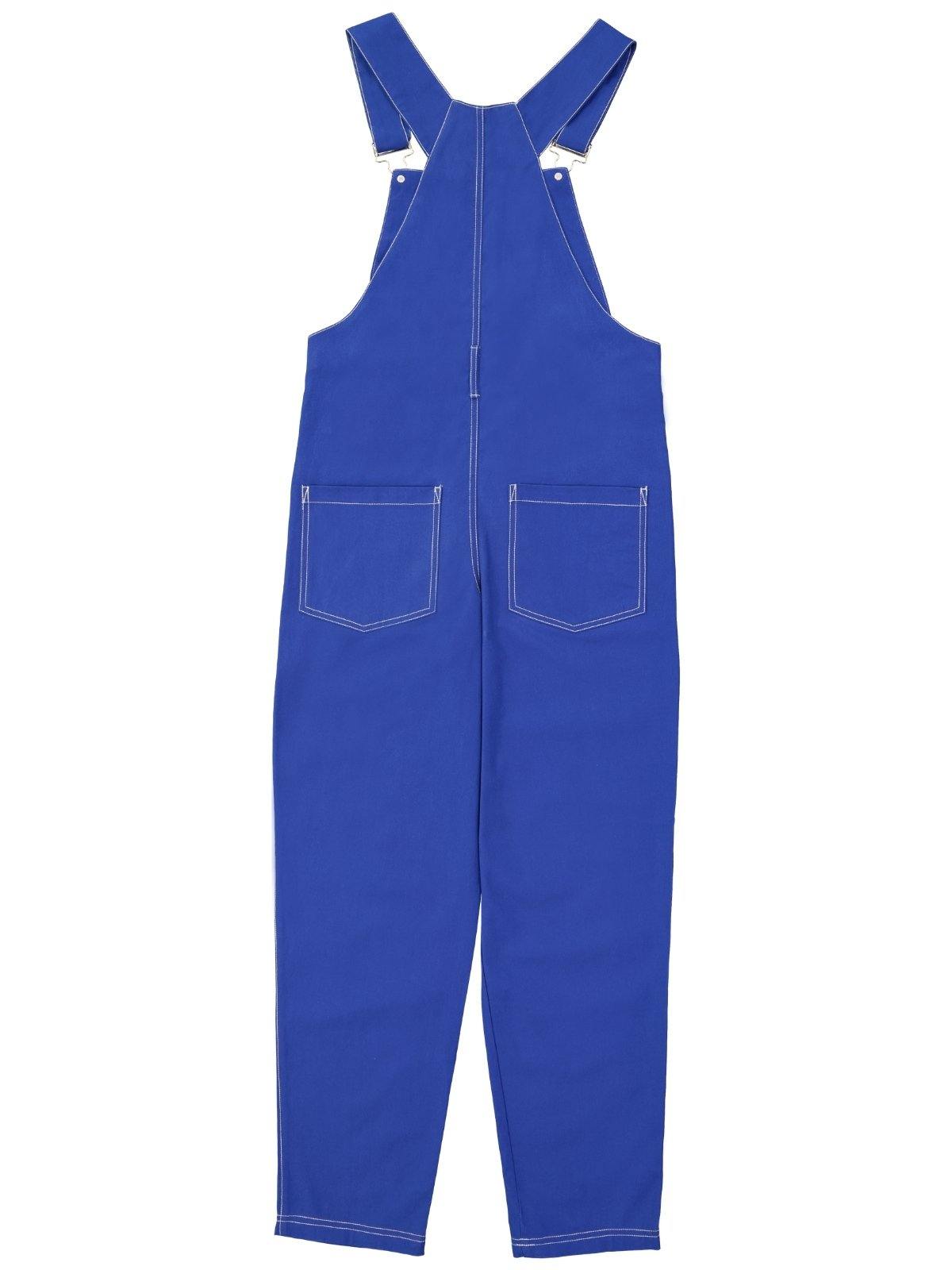Topstitched Royal Dungaree - Artclub and Friends