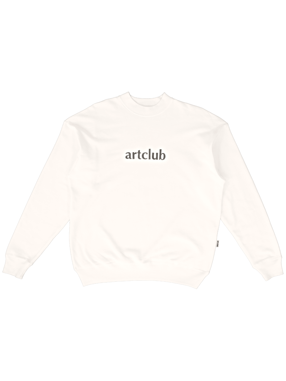 Embroidered Logo Sweater Unbleached